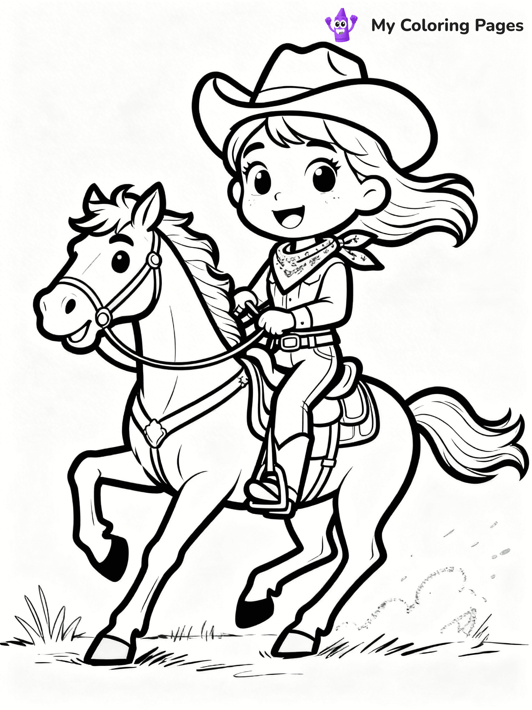 Western Coloring Pages - 32