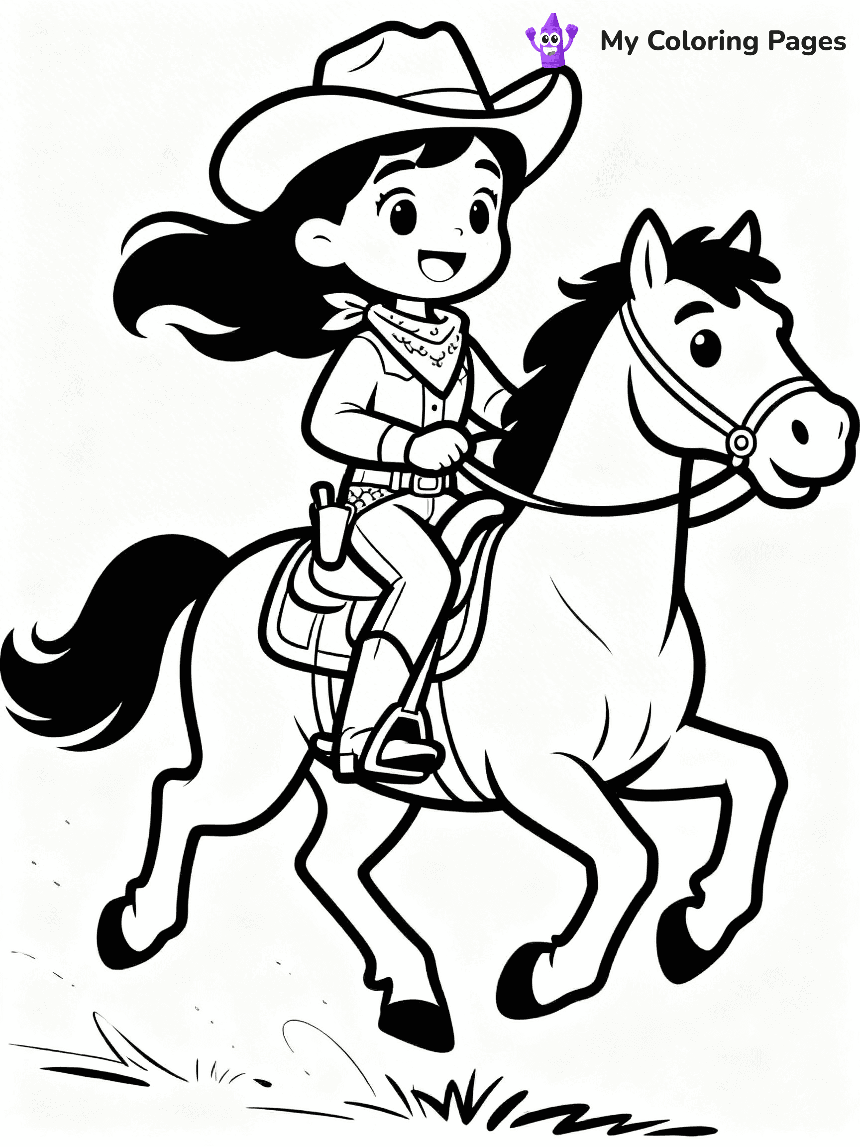 Western Coloring Pages - 30