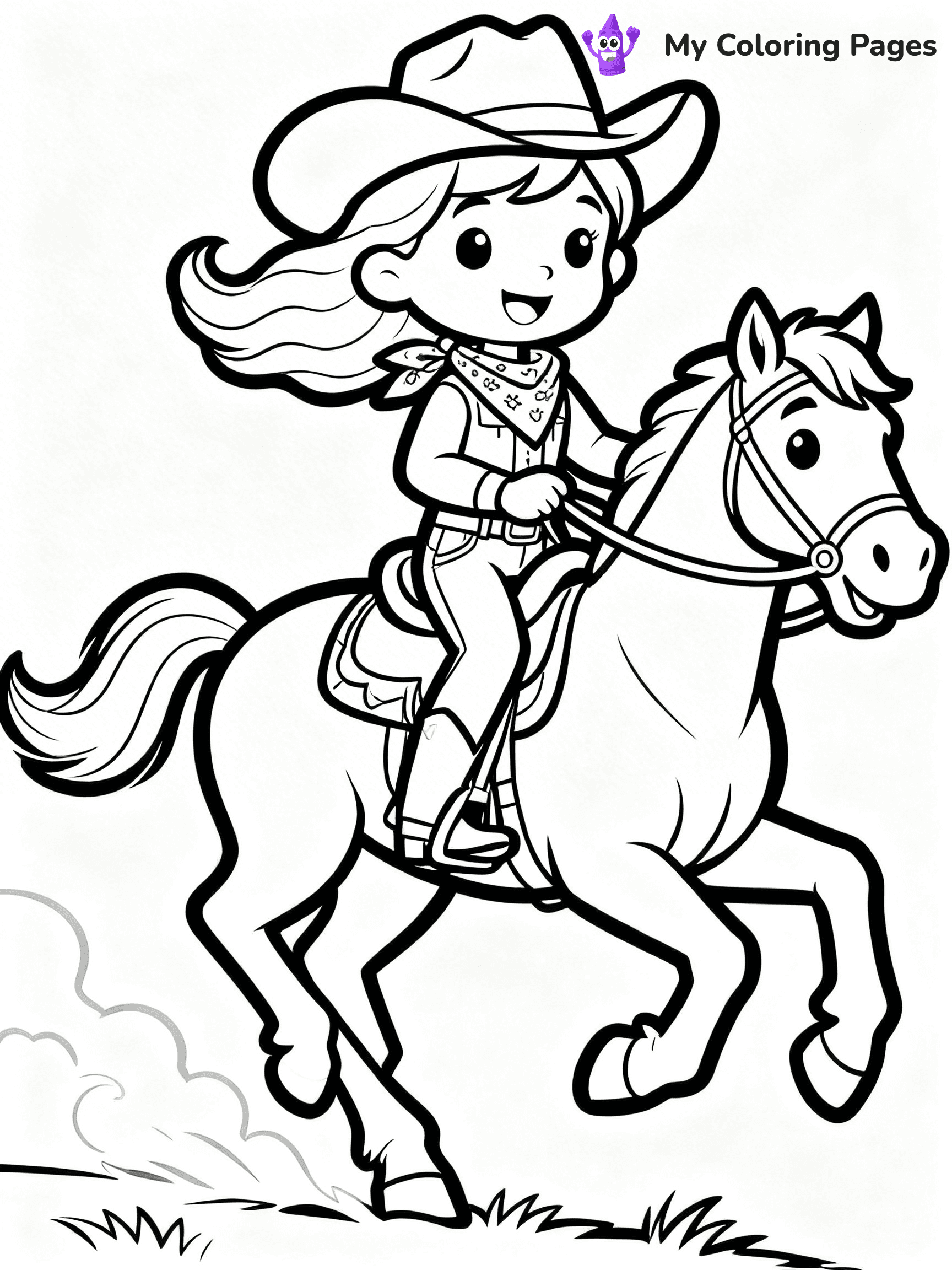 Western Coloring Pages - 28