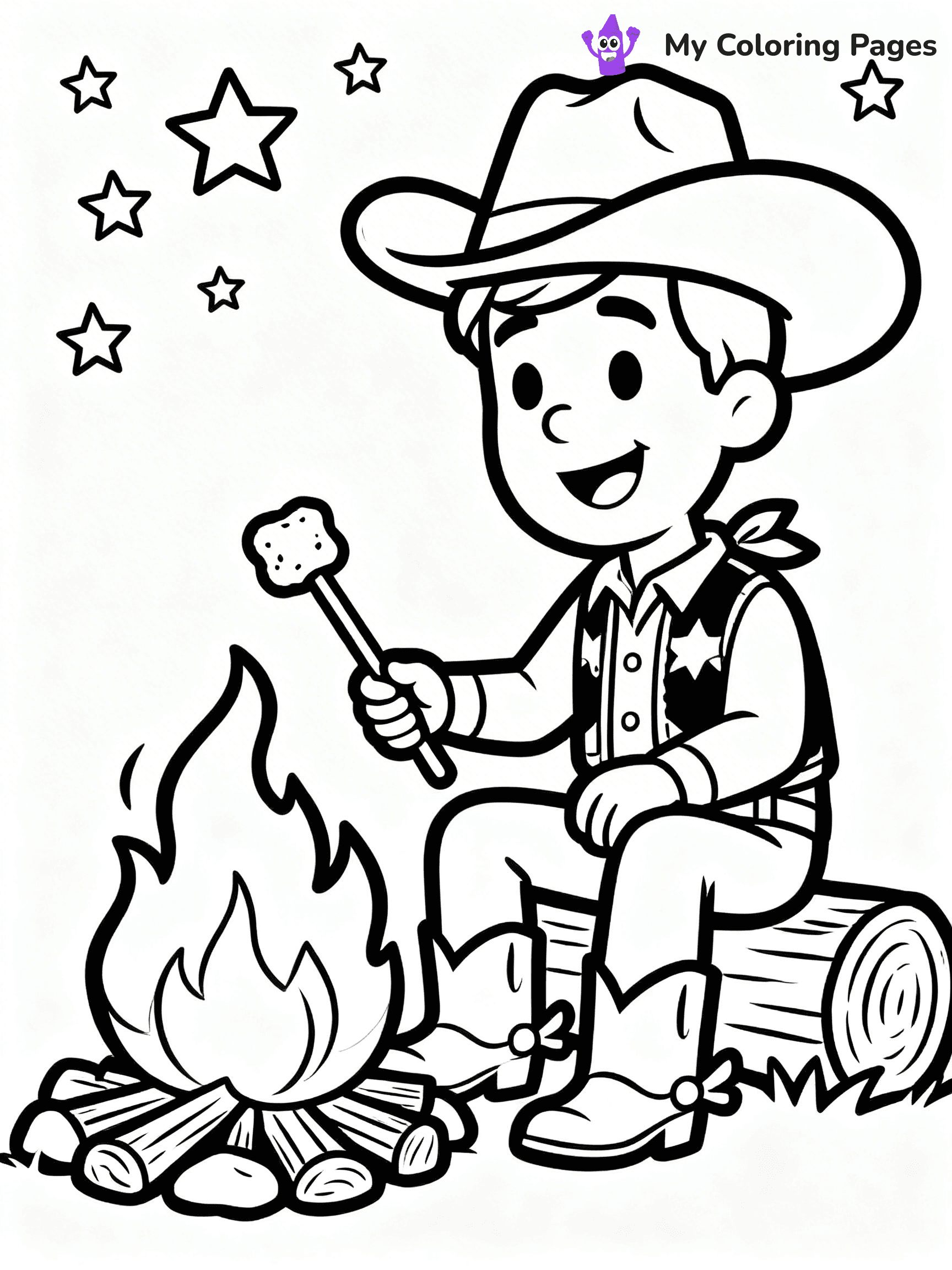 Western Coloring Pages - 27