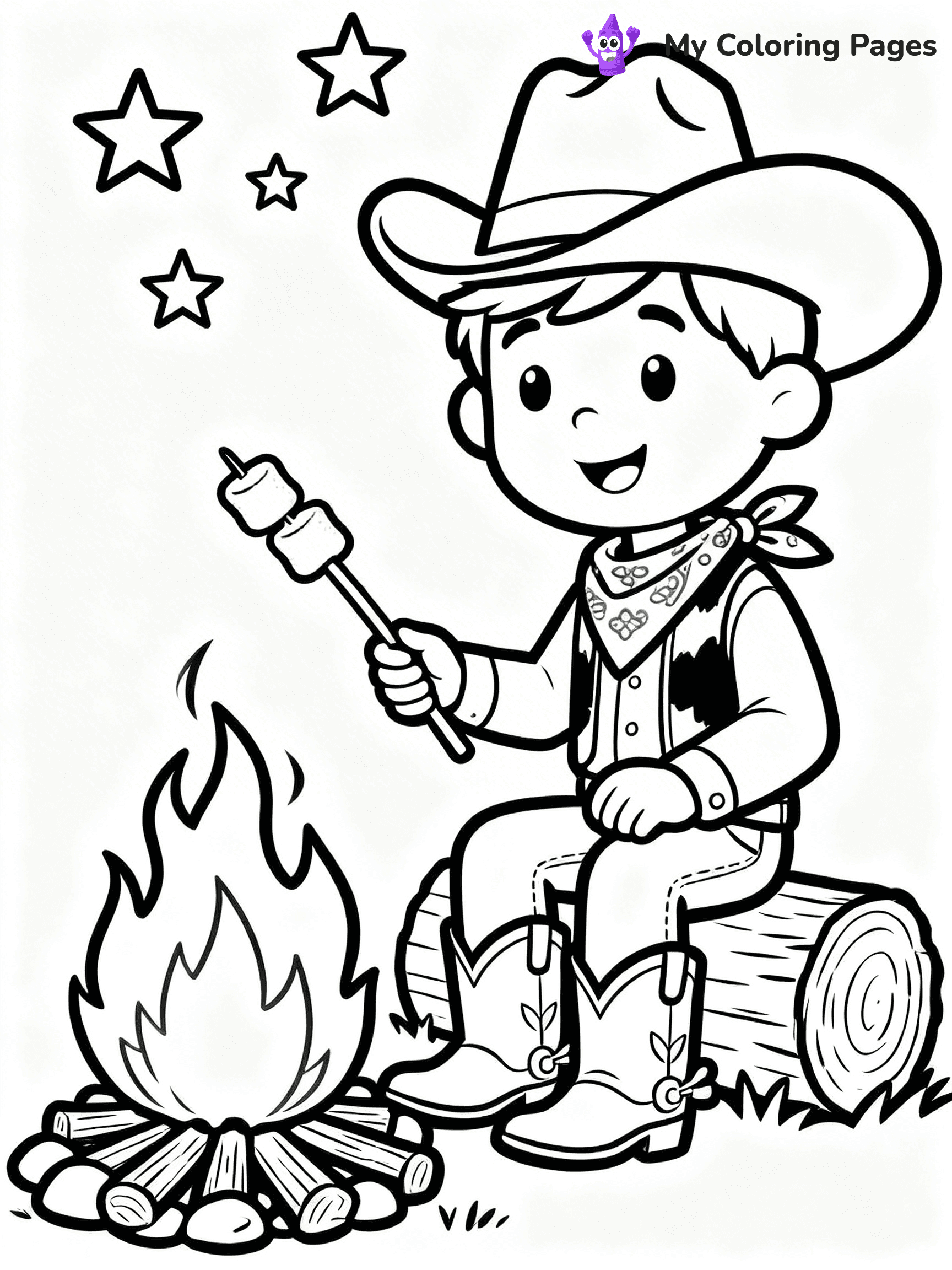 Western Coloring Pages - 25