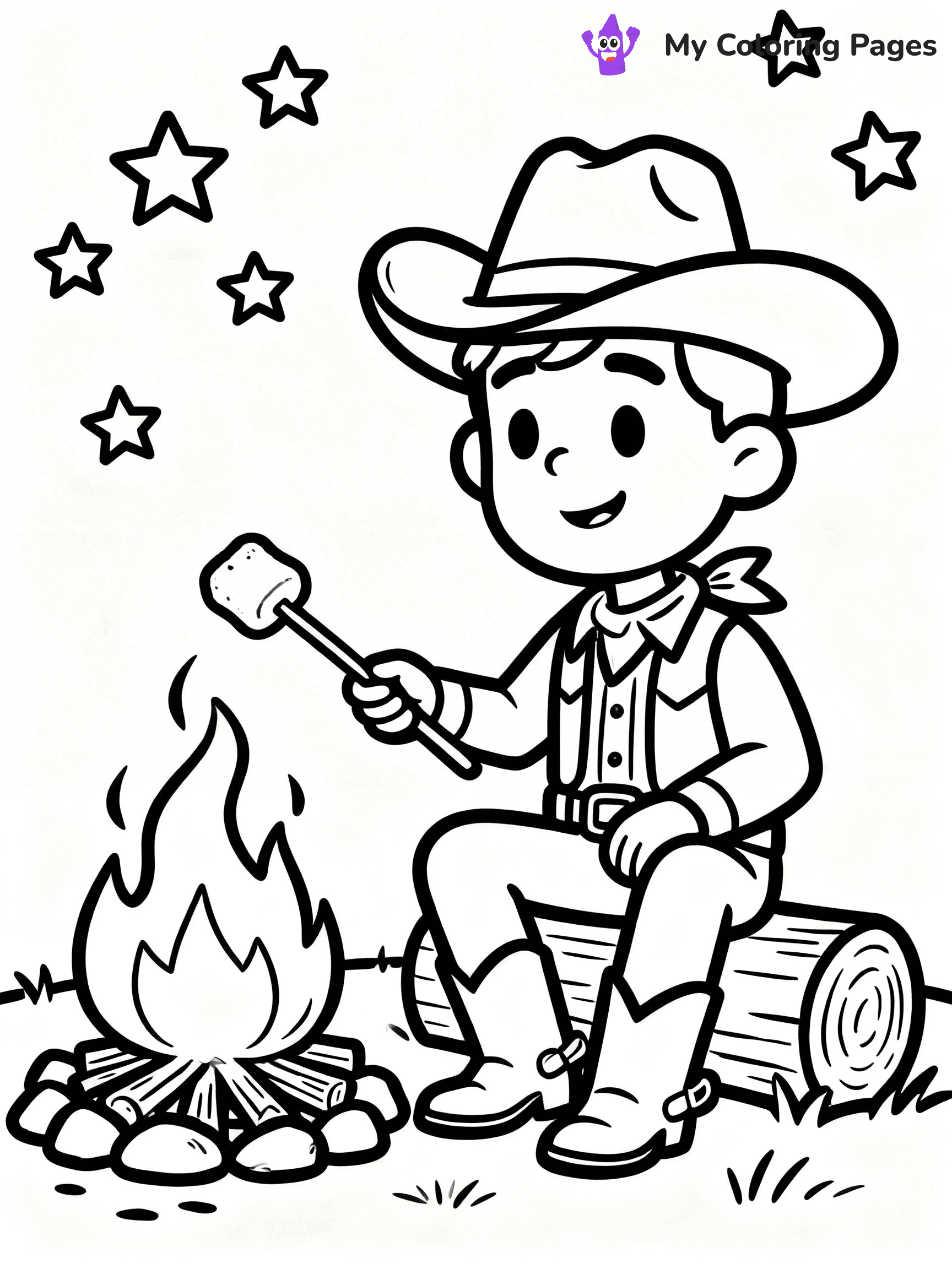 Western Coloring Pages - 24