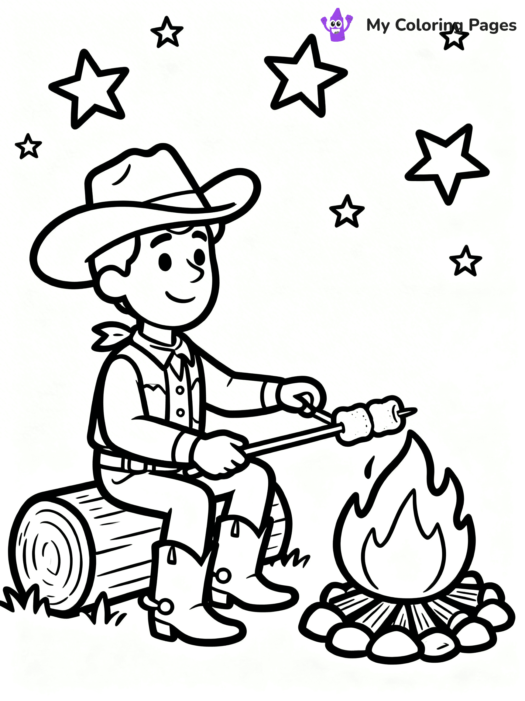Western Coloring Pages - 23