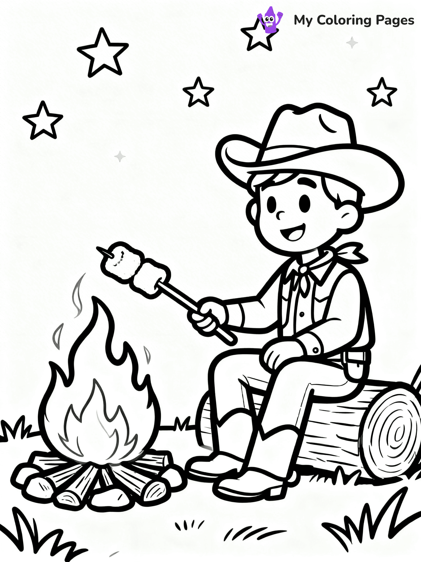 Western Coloring Pages - 22