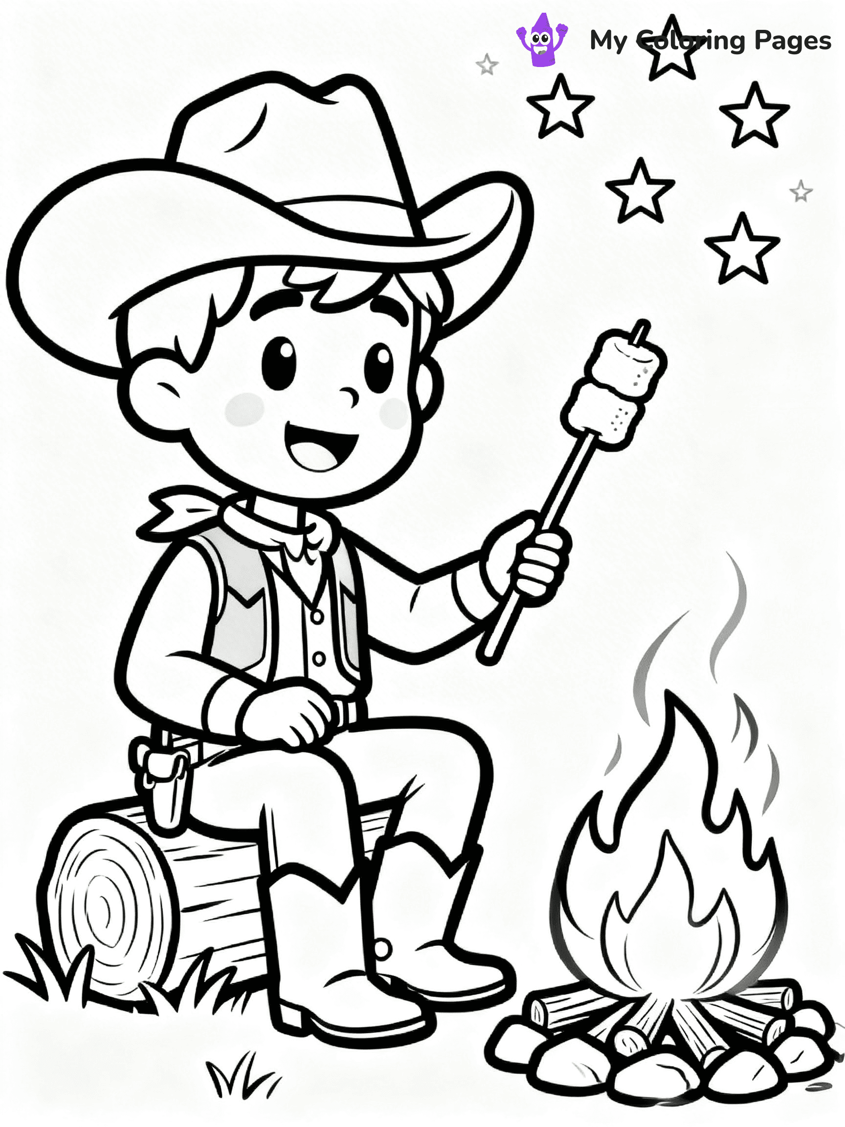 Western Coloring Pages - 21