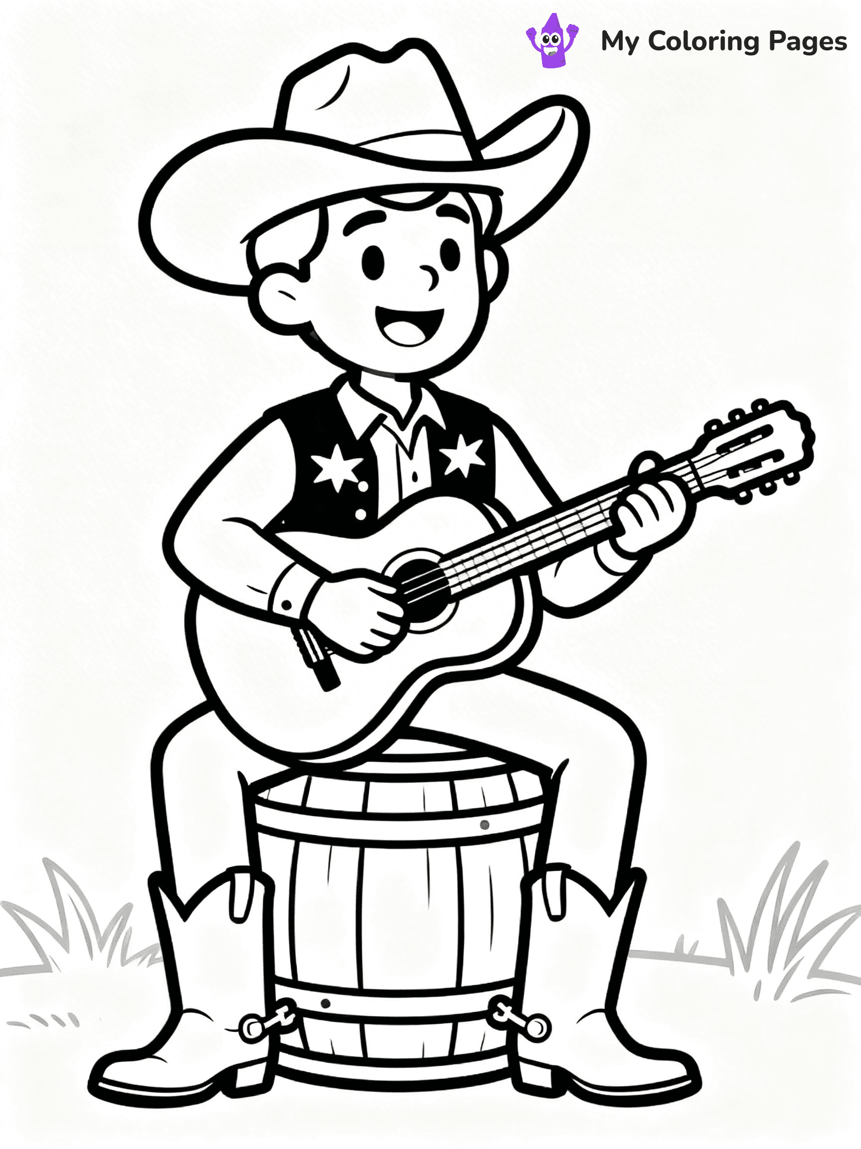 Western Coloring Pages - 12