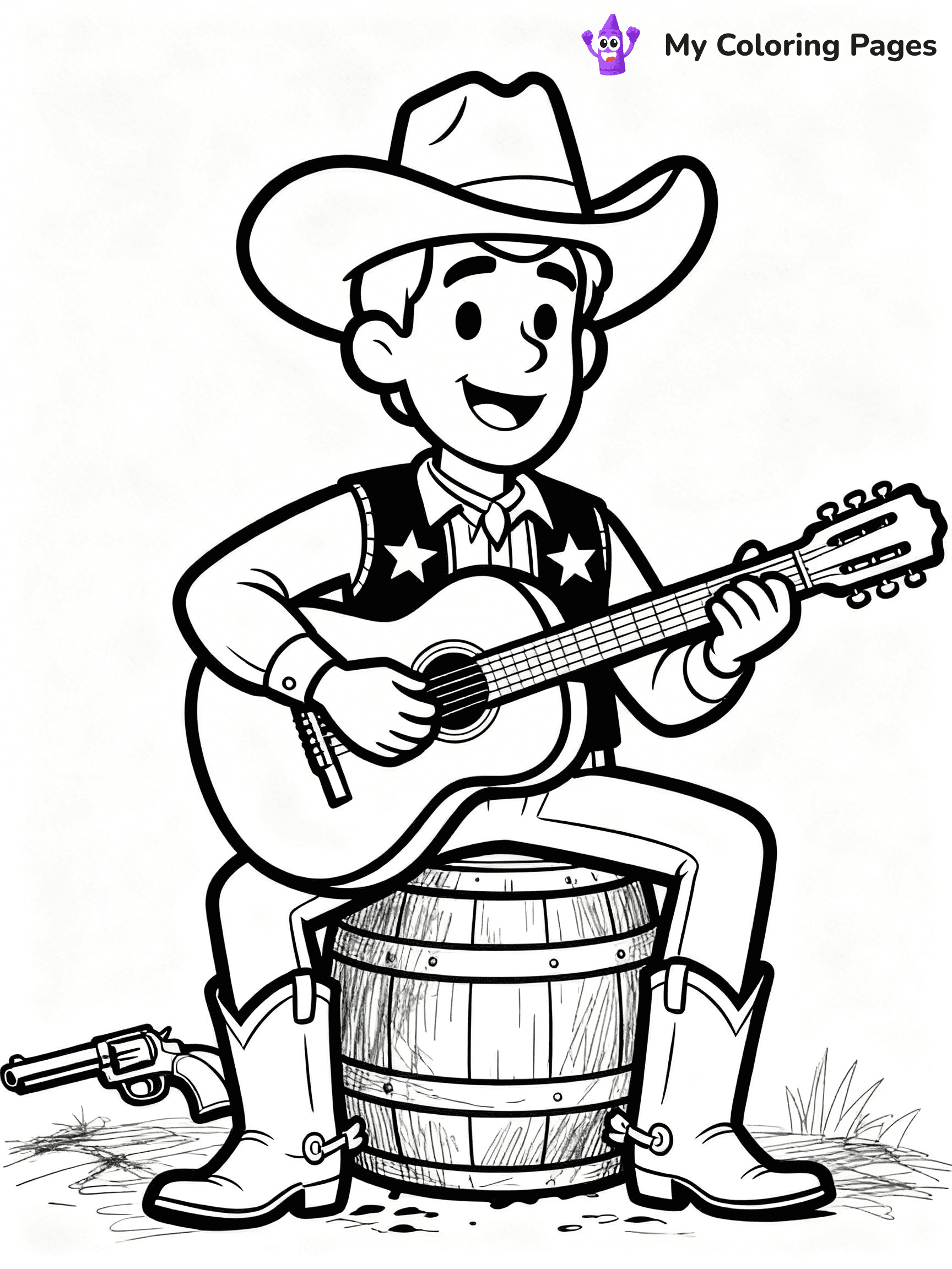 Western Coloring Pages - 11