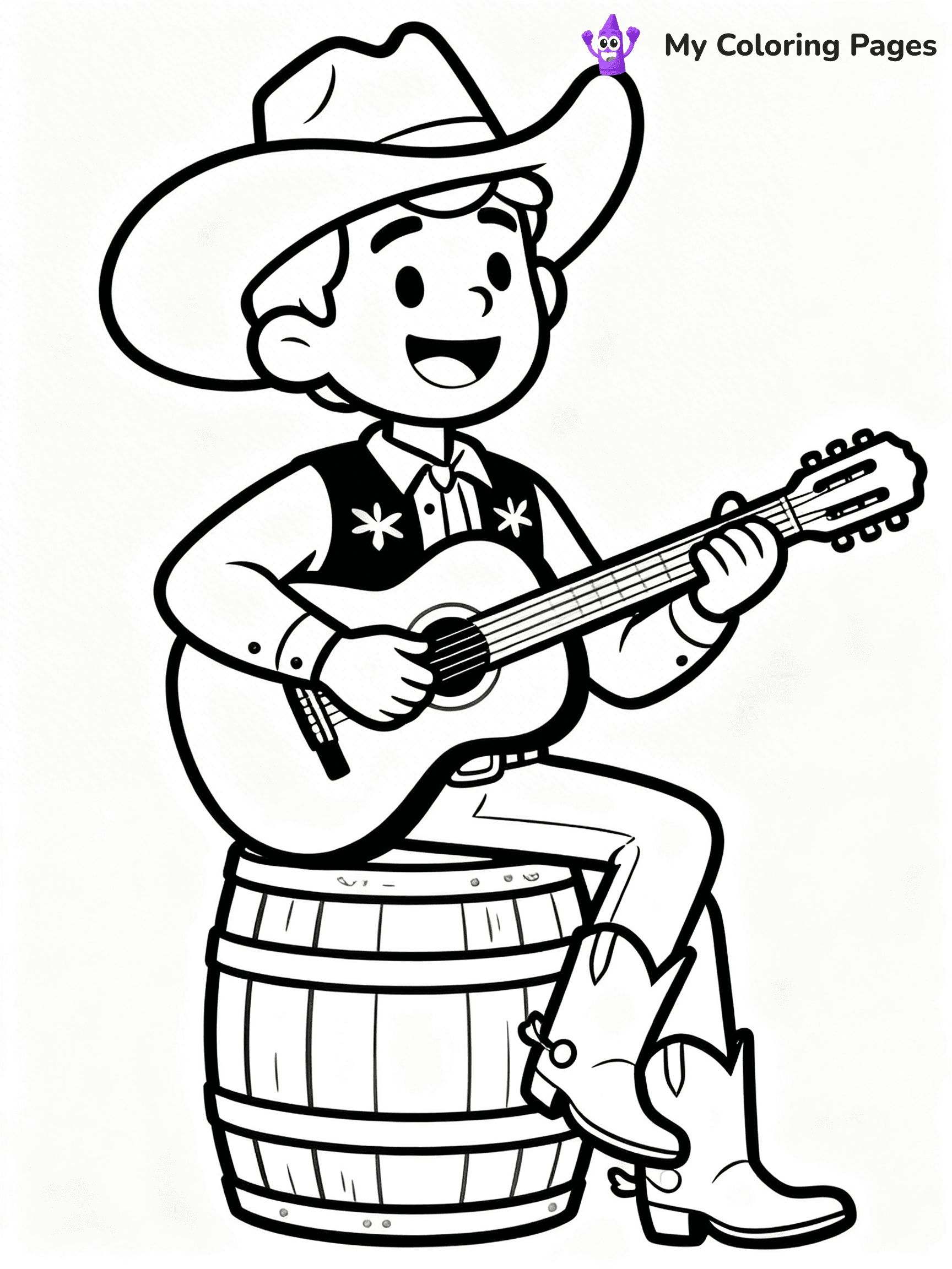 Western Coloring Pages - 9