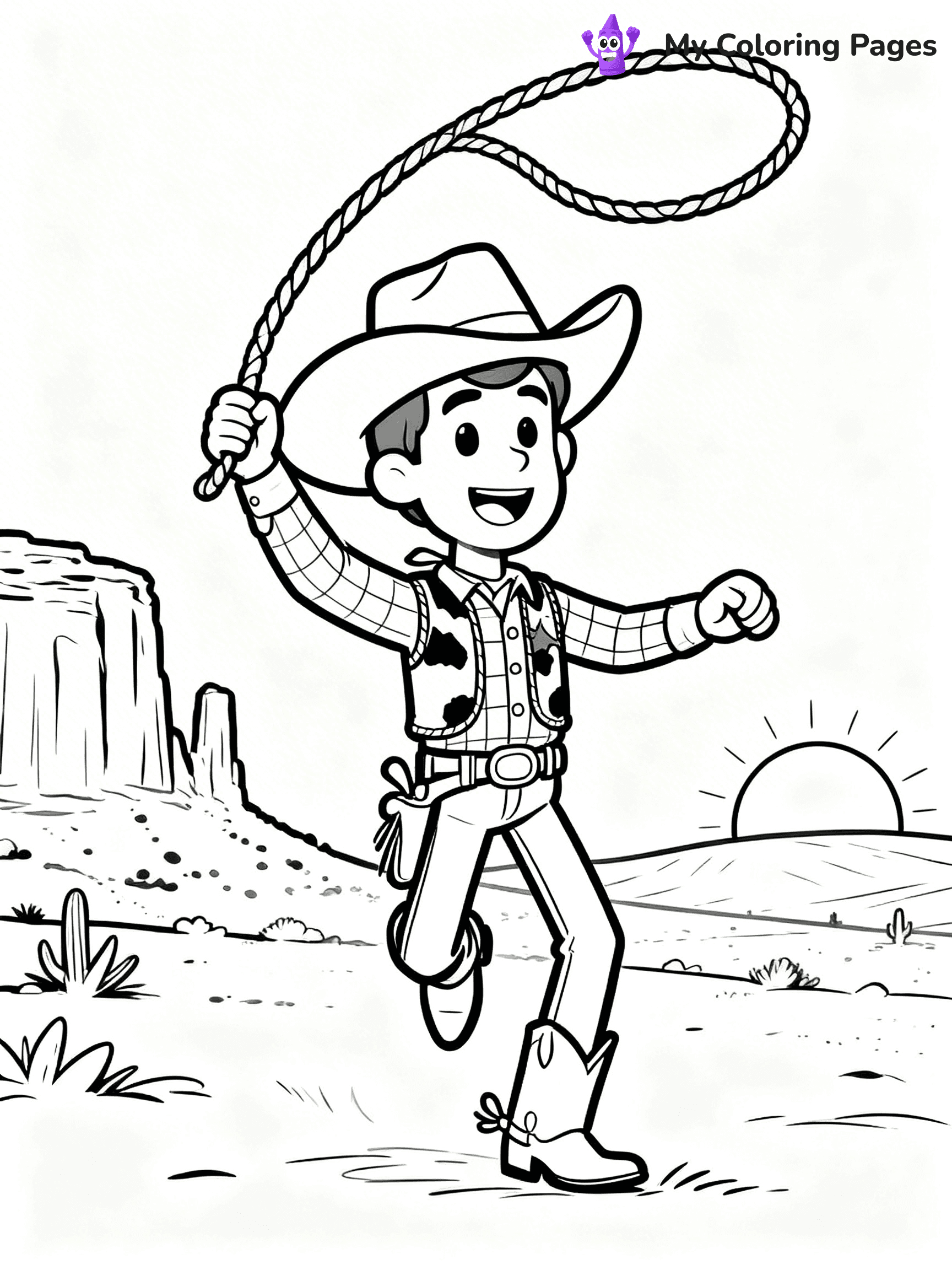 Western Coloring Pages - 6