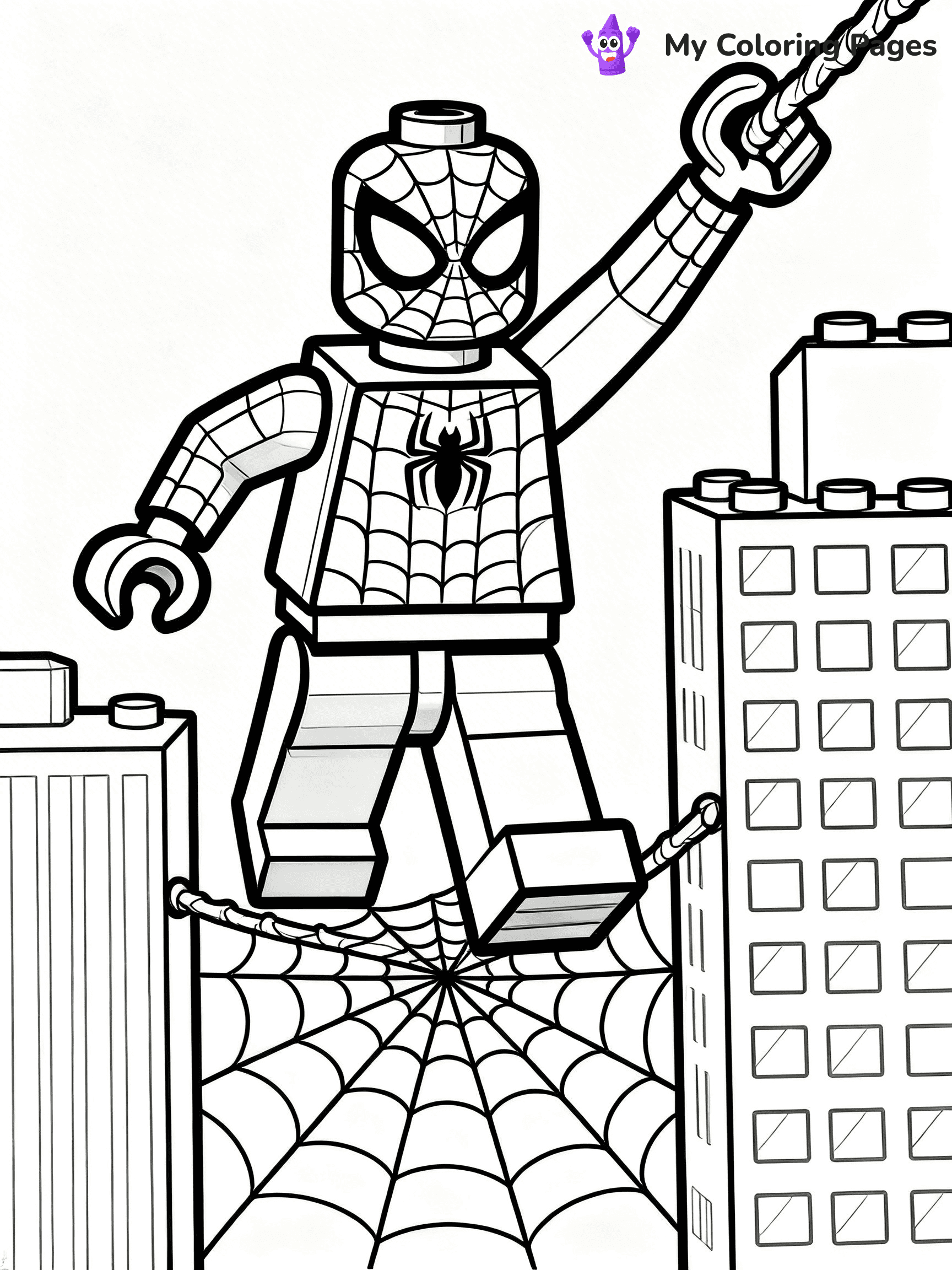 Lego Superhero Coloring Pages - 13