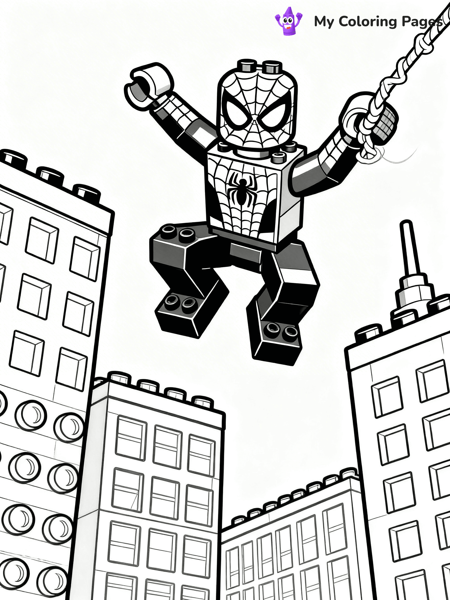 Lego Superhero Coloring Pages - 11