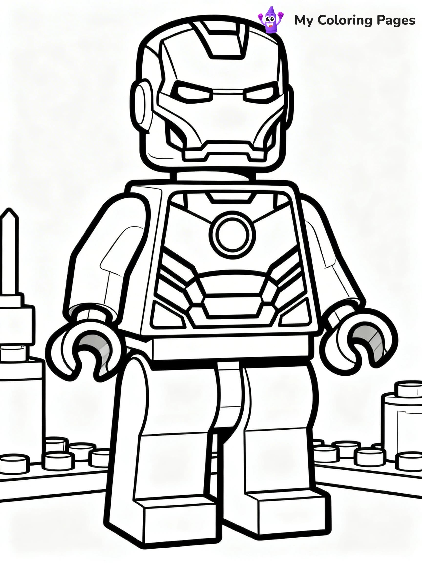 Lego Superhero Coloring Pages - 5