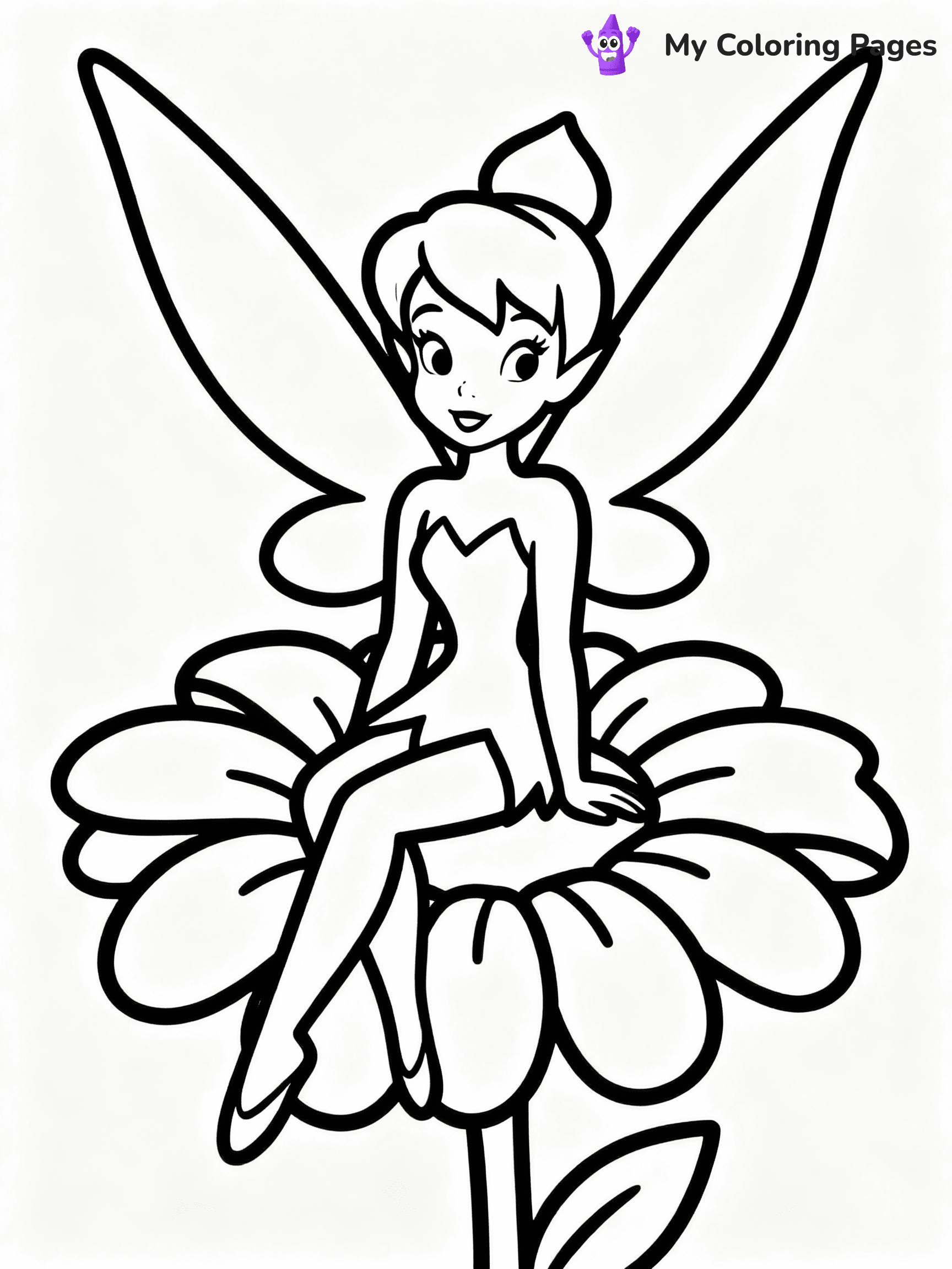 Fairy Coloring Pages - 37