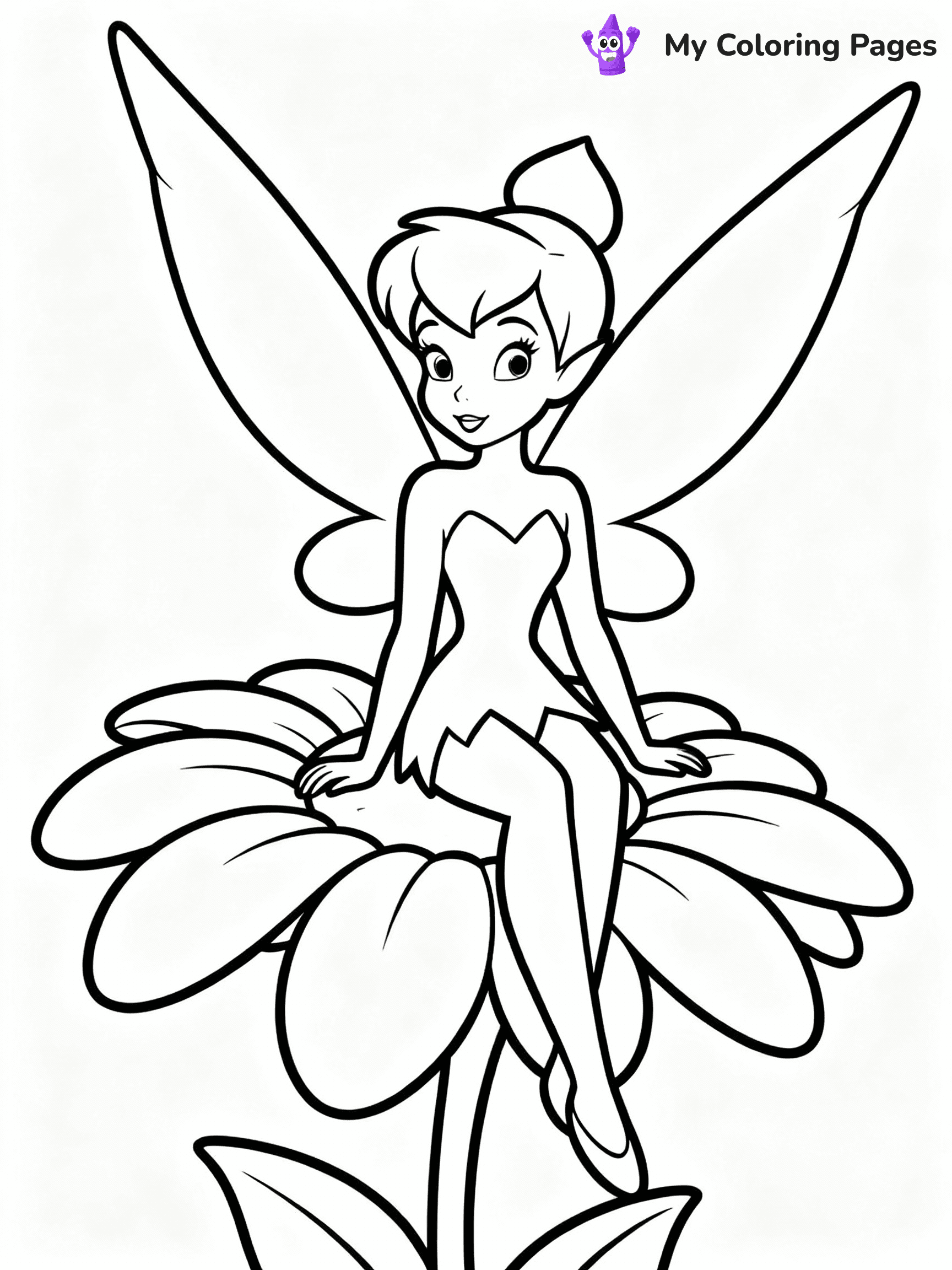 Fairy Coloring Pages - 35