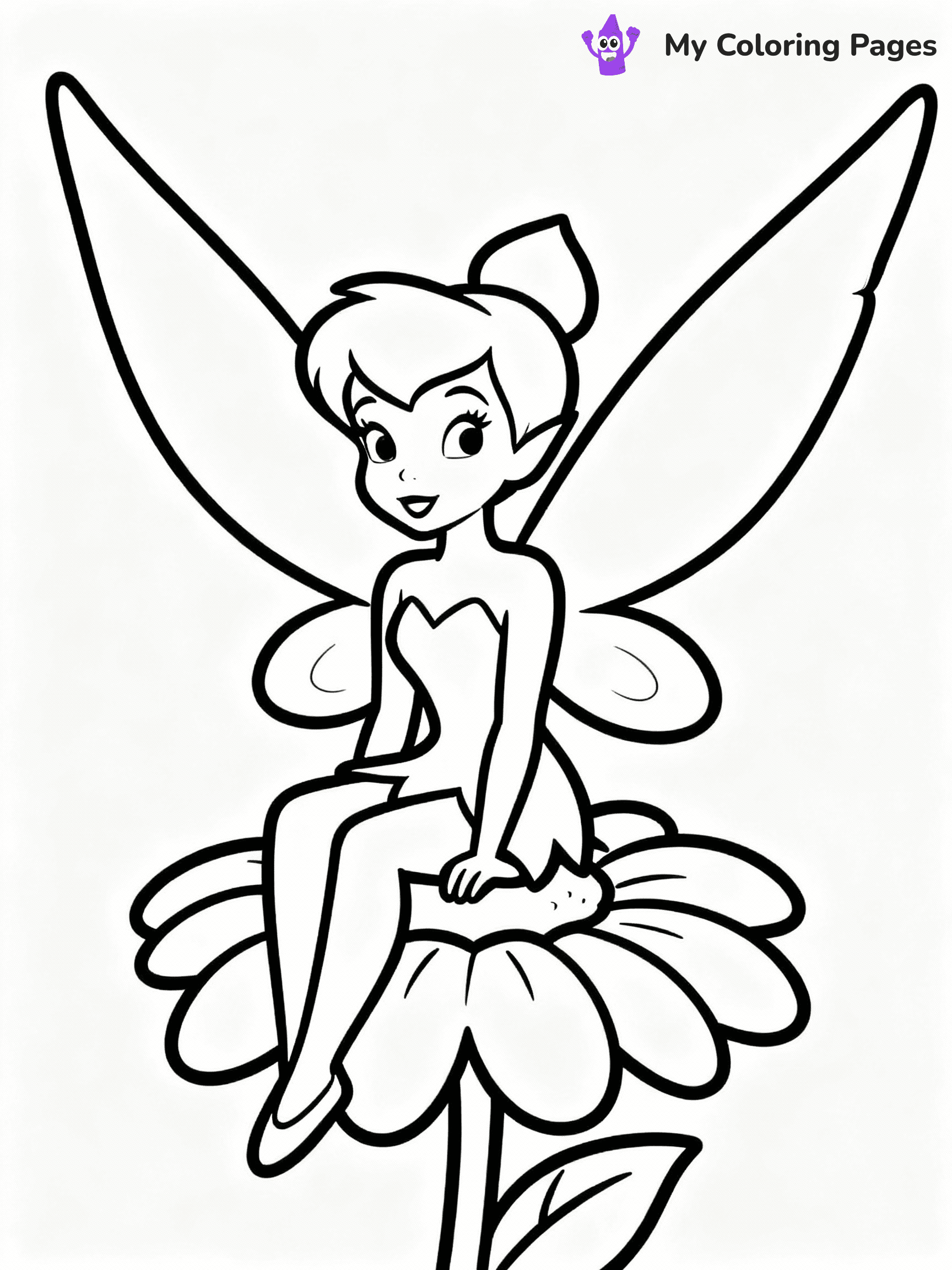 Fairy Coloring Pages - 33