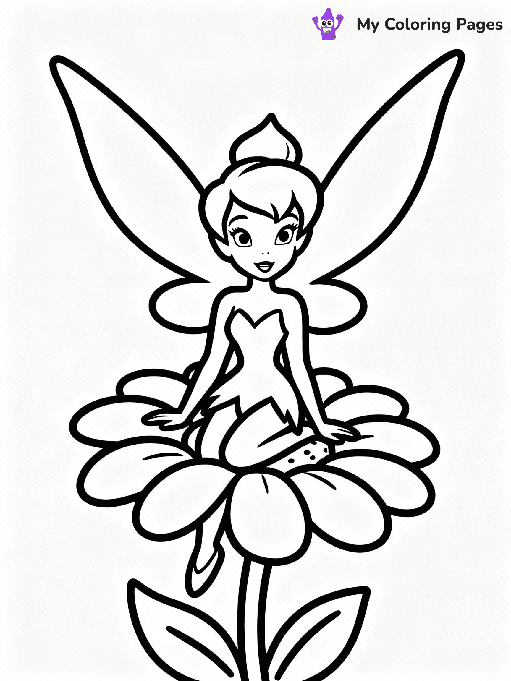Fairy Coloring Pages - 30