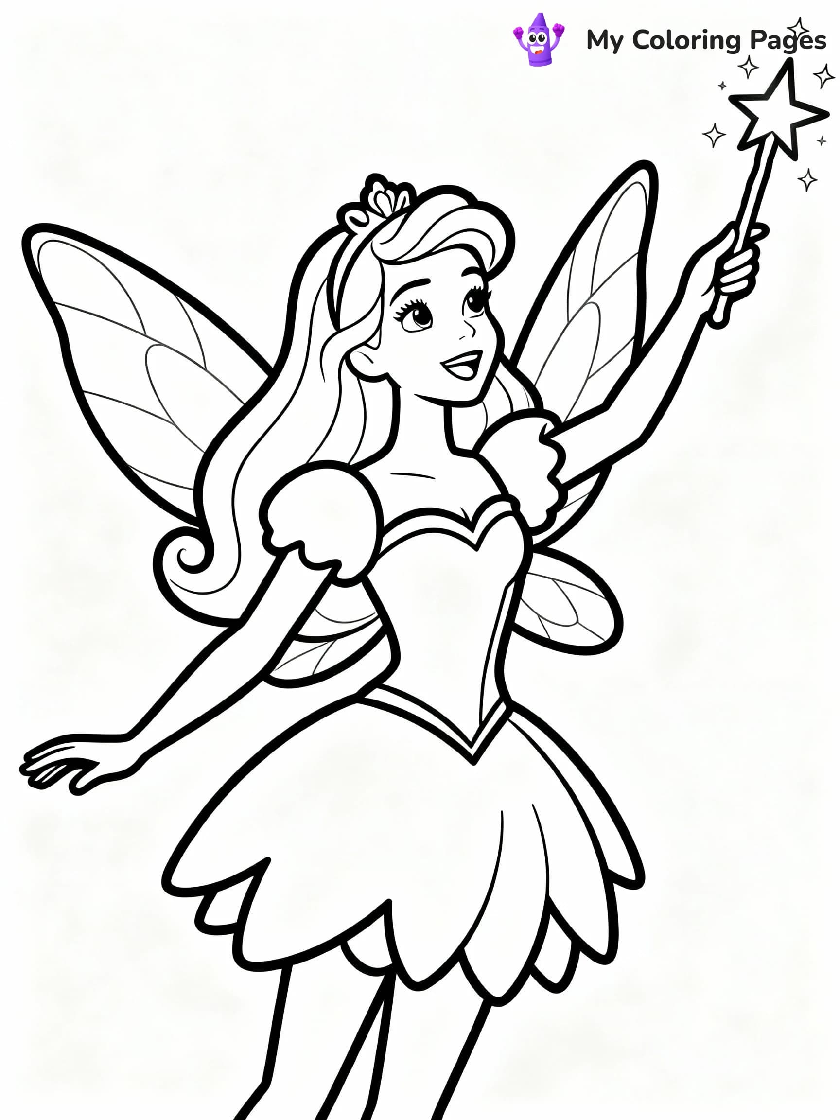 Fairy Coloring Pages - 24