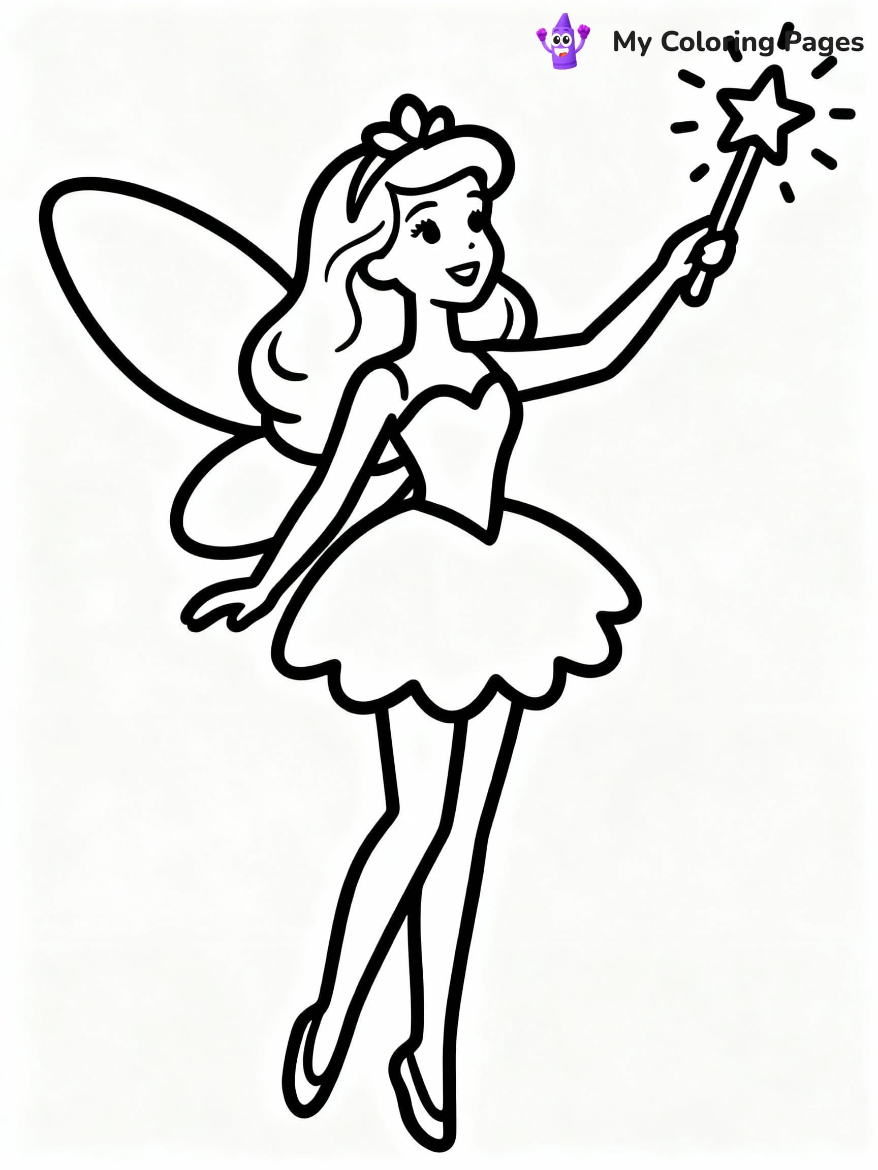 Fairy Coloring Pages - 23
