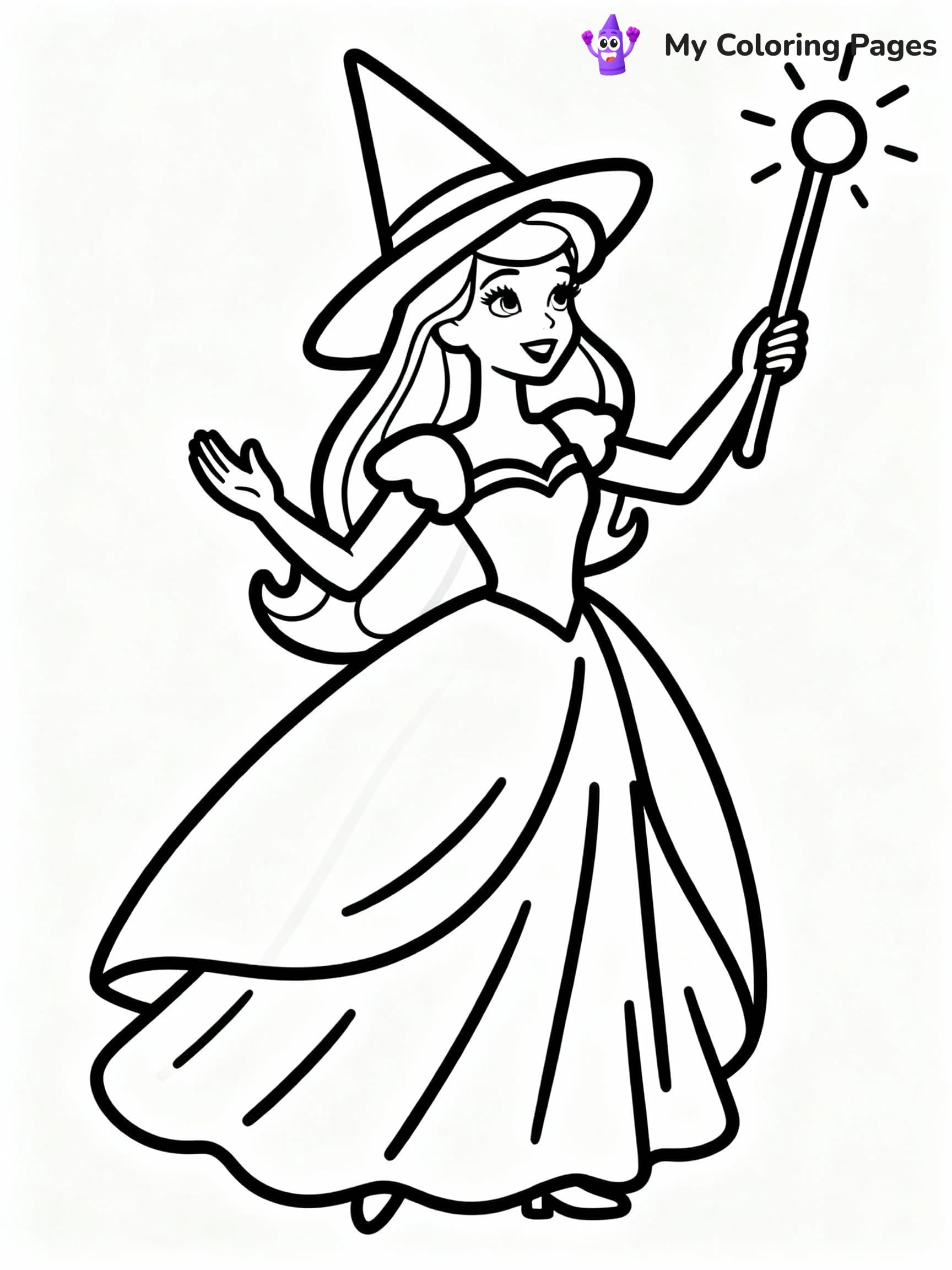 Fairy Coloring Pages - 19