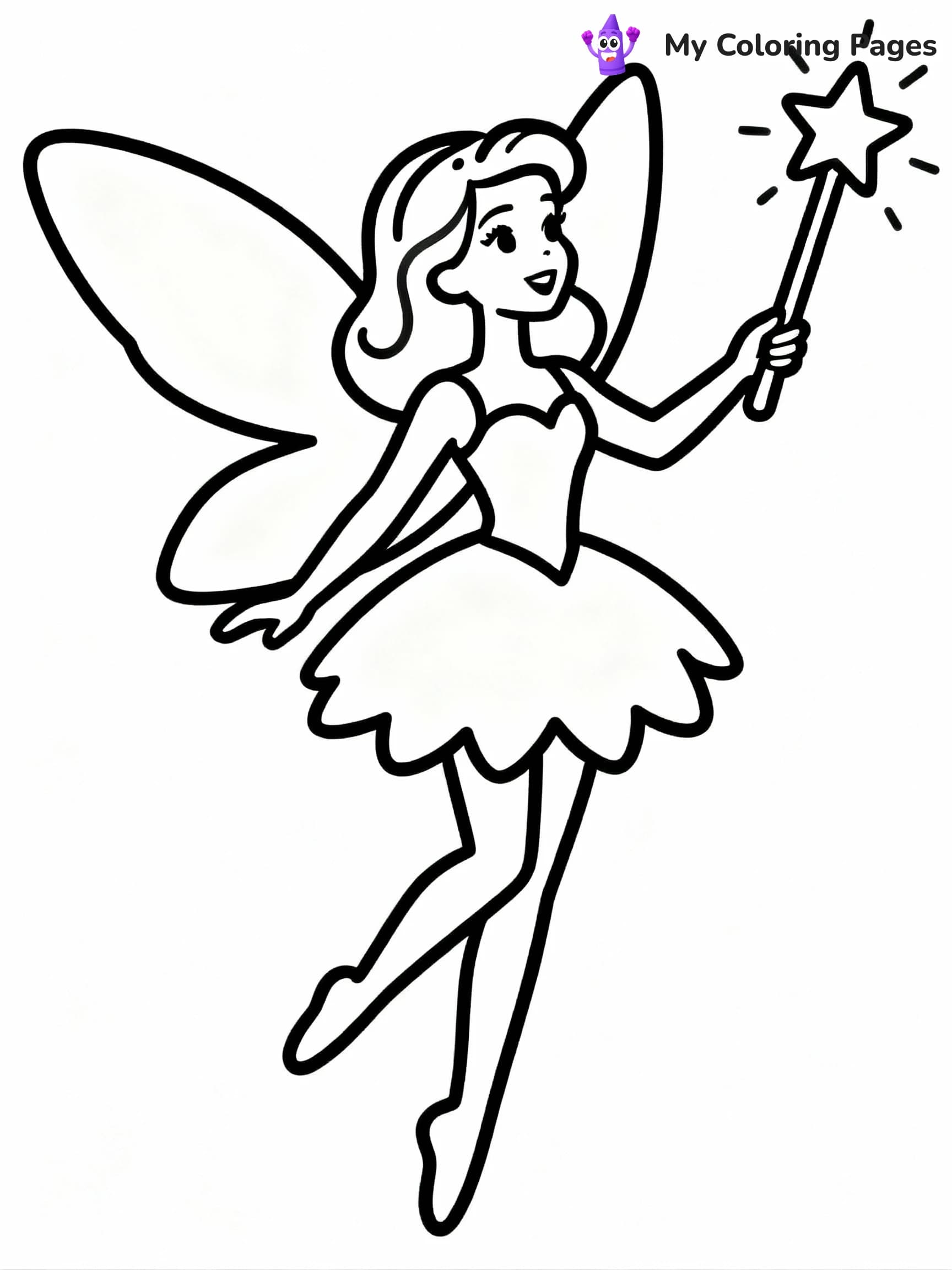 Fairy Coloring Pages - 13