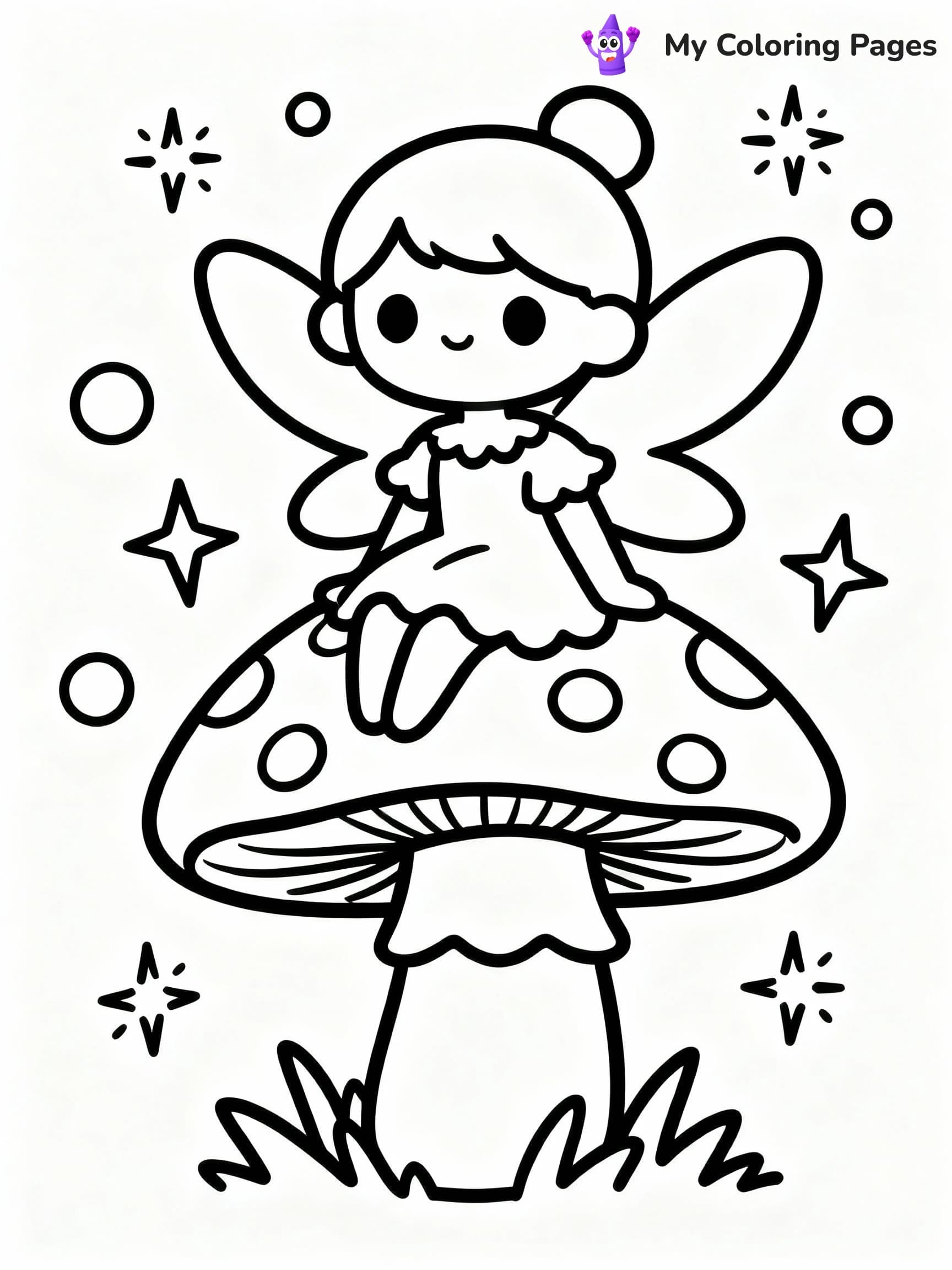 Fairy Coloring Pages - 6