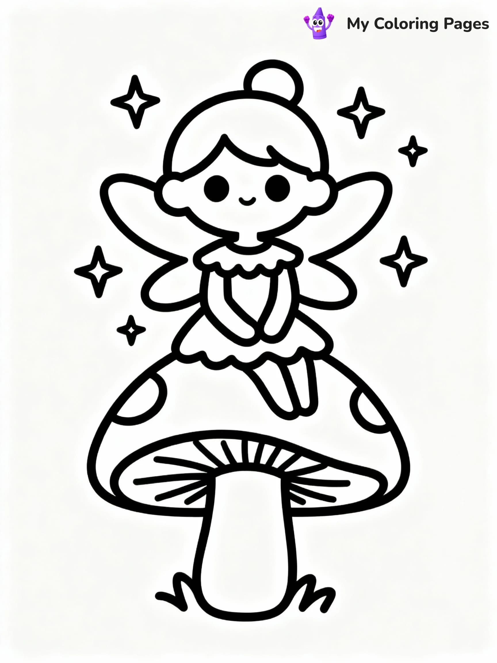 Fairy Coloring Pages - 5