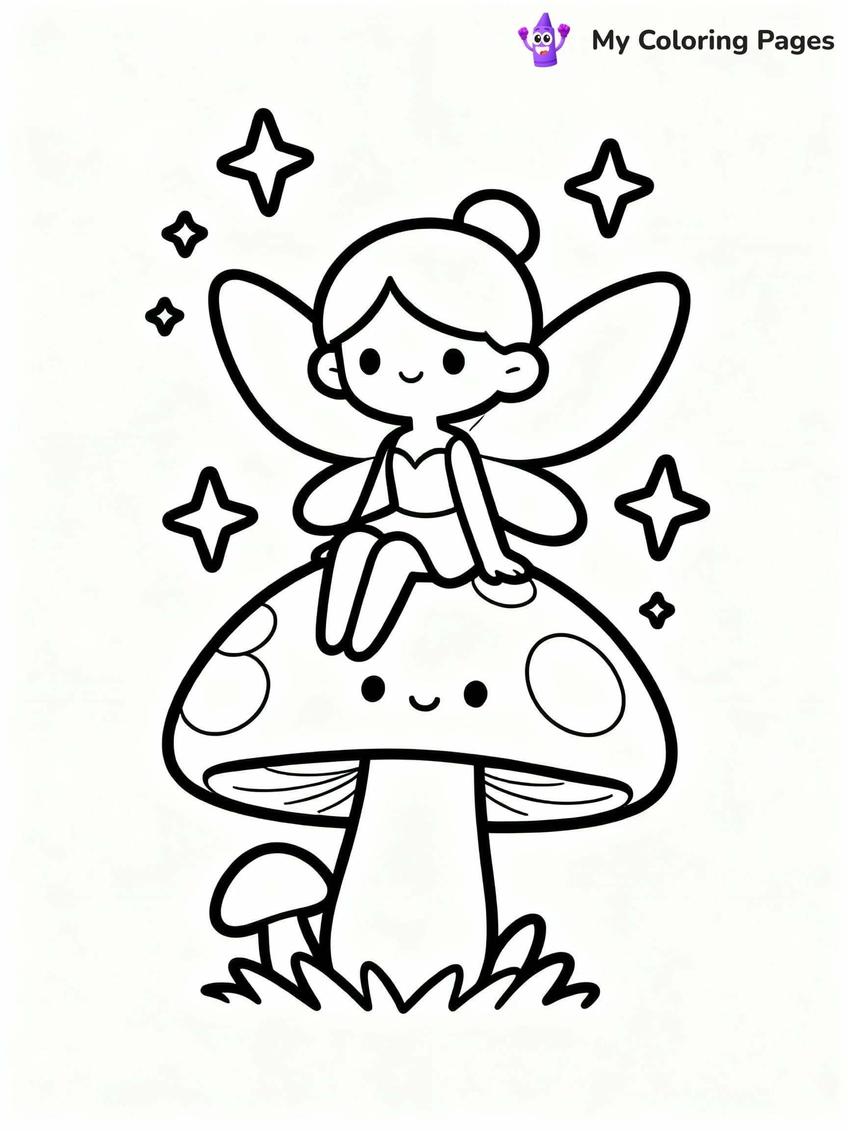 Fairy Coloring Pages - 3