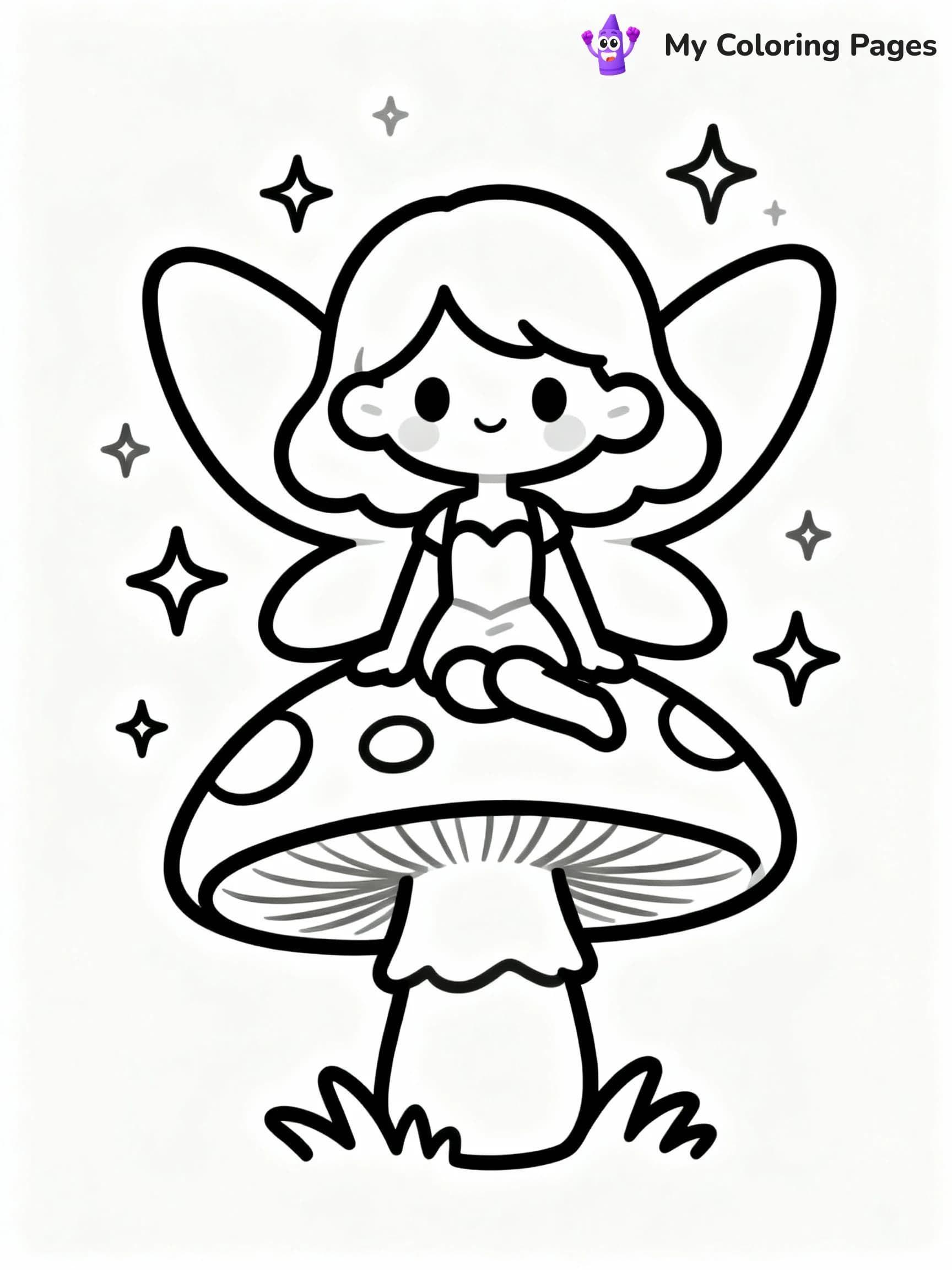 Fairy Coloring Pages - 2