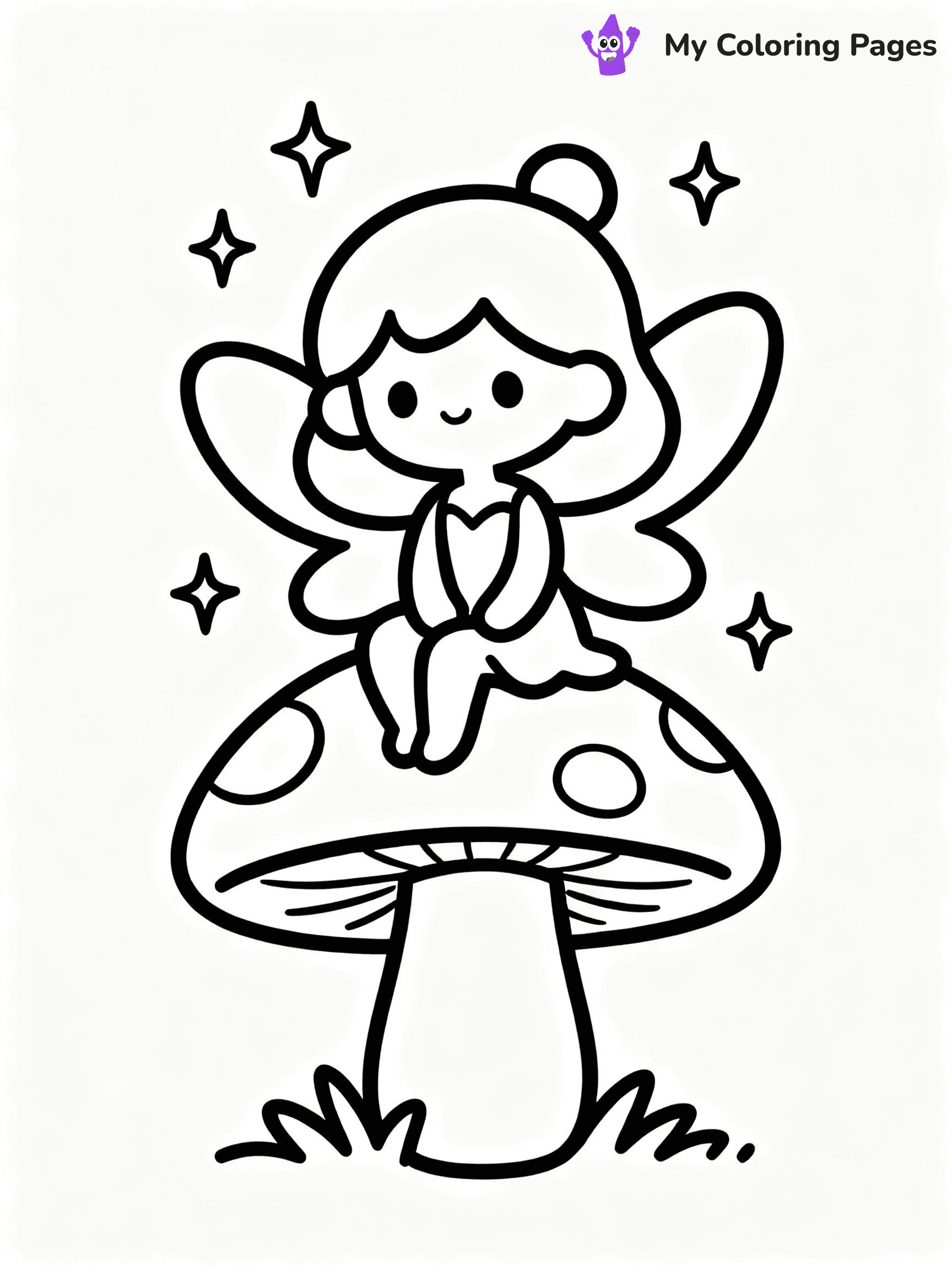 Fairy Coloring Pages - 1