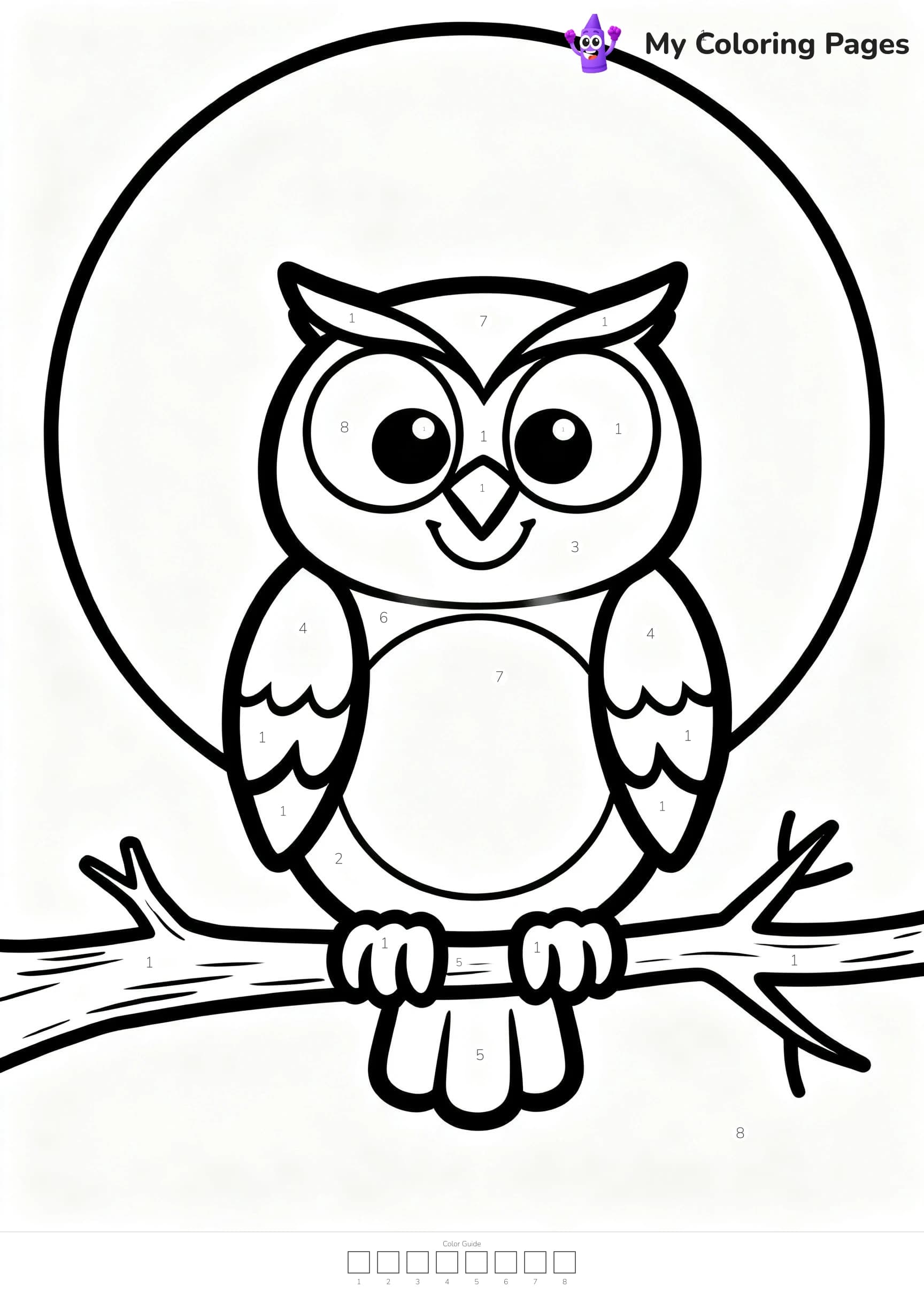 Color By Number Coloring Pages - 18