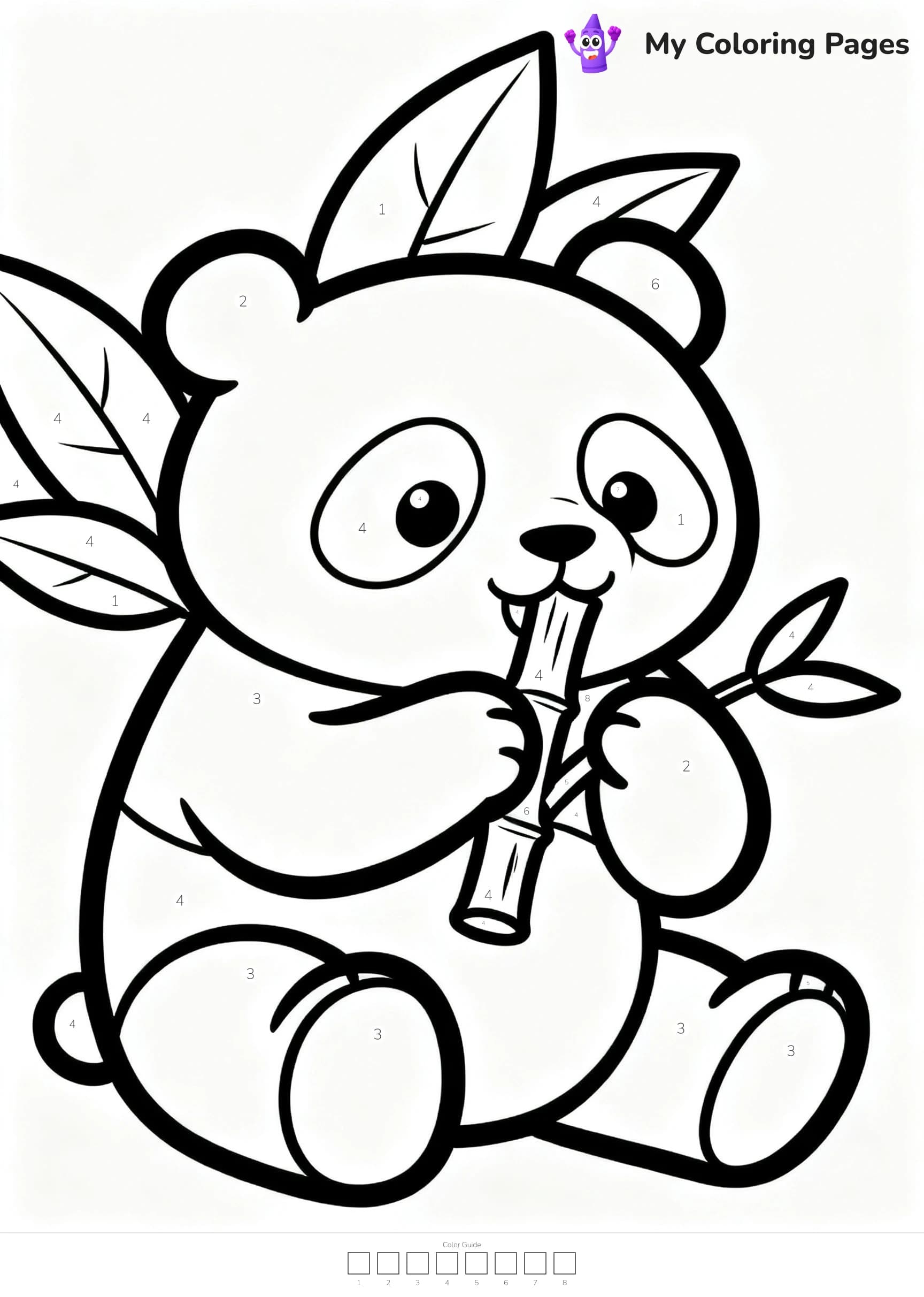 Color By Number Coloring Pages - 11