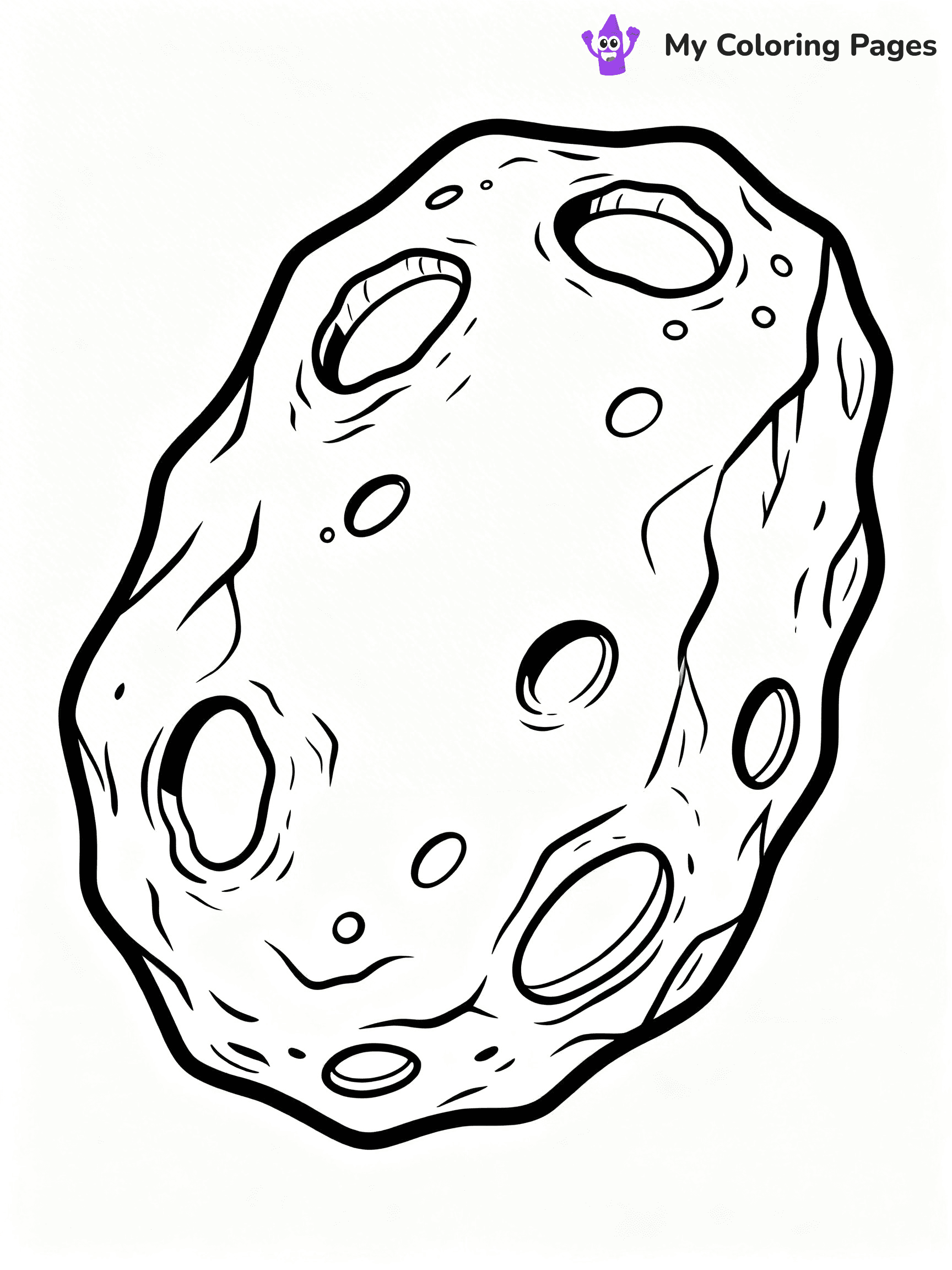 Asteroid Coloring Pages - 24