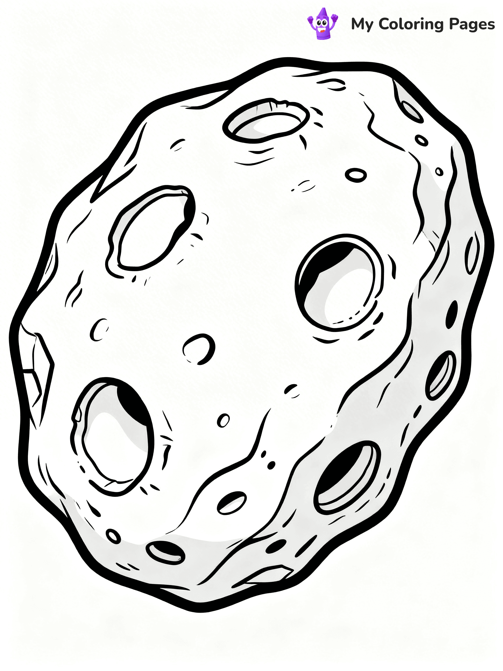 Asteroid Coloring Pages - 23