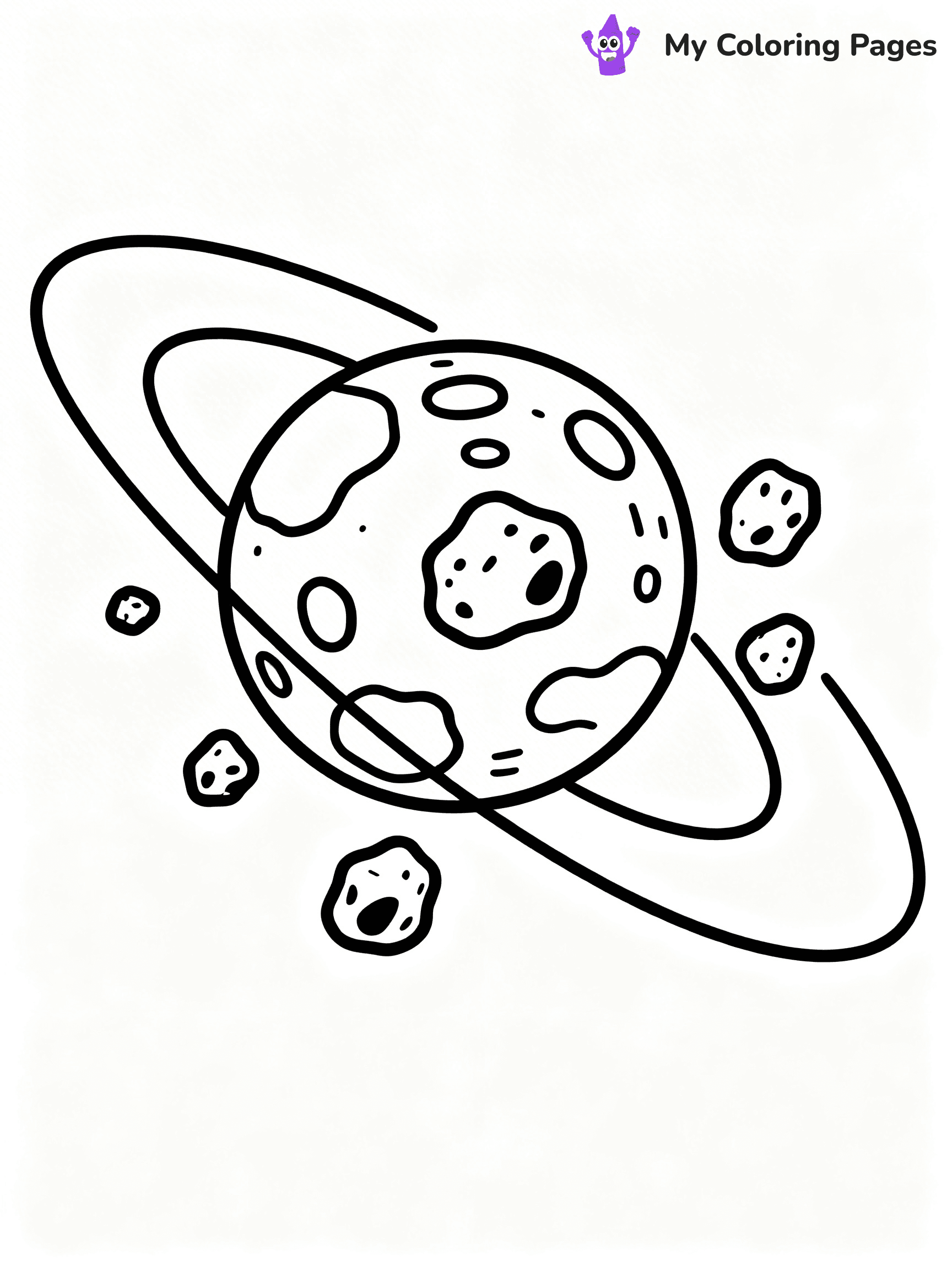Asteroid Coloring Pages - 13