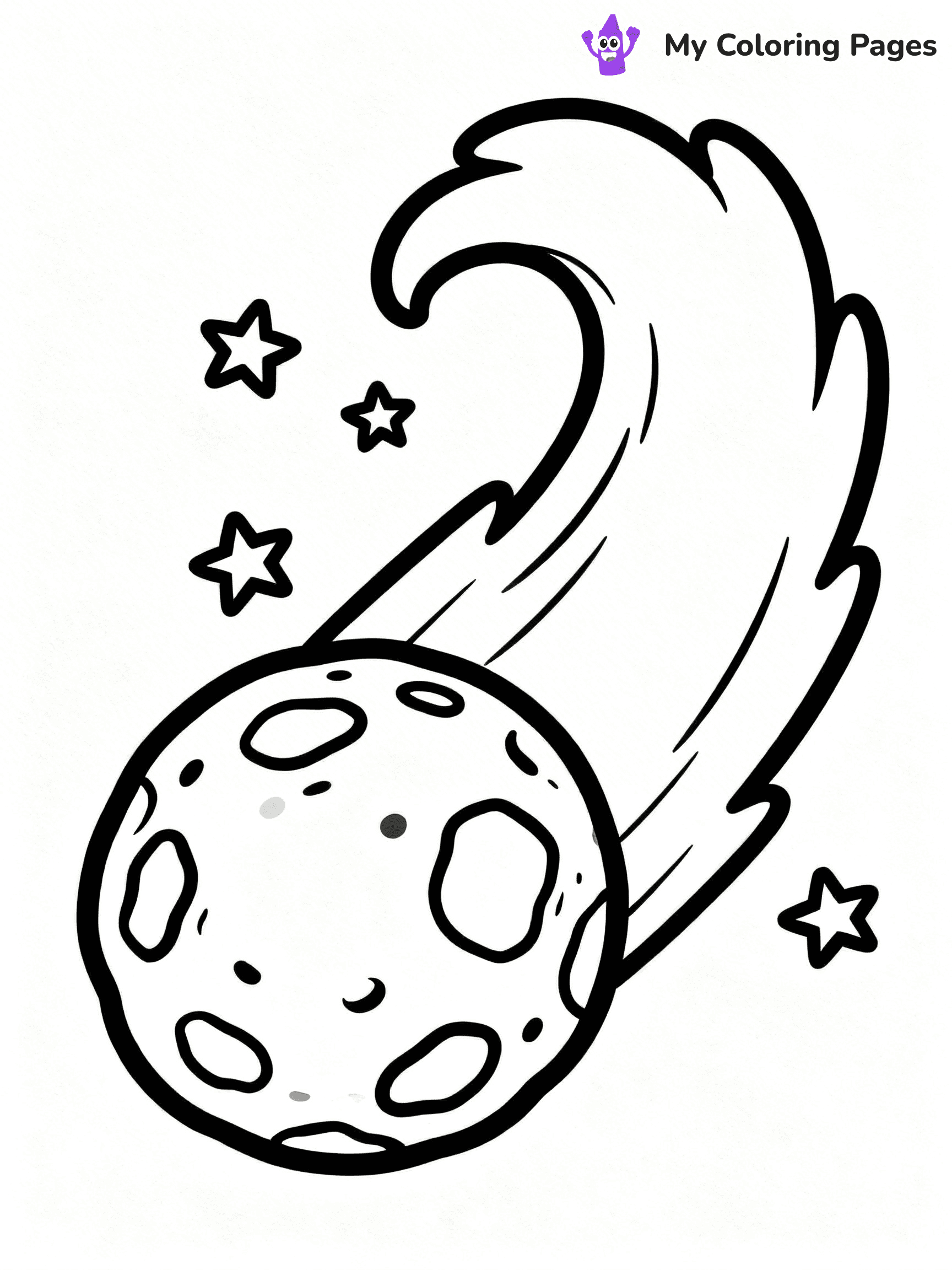 Asteroid Coloring Pages - 9