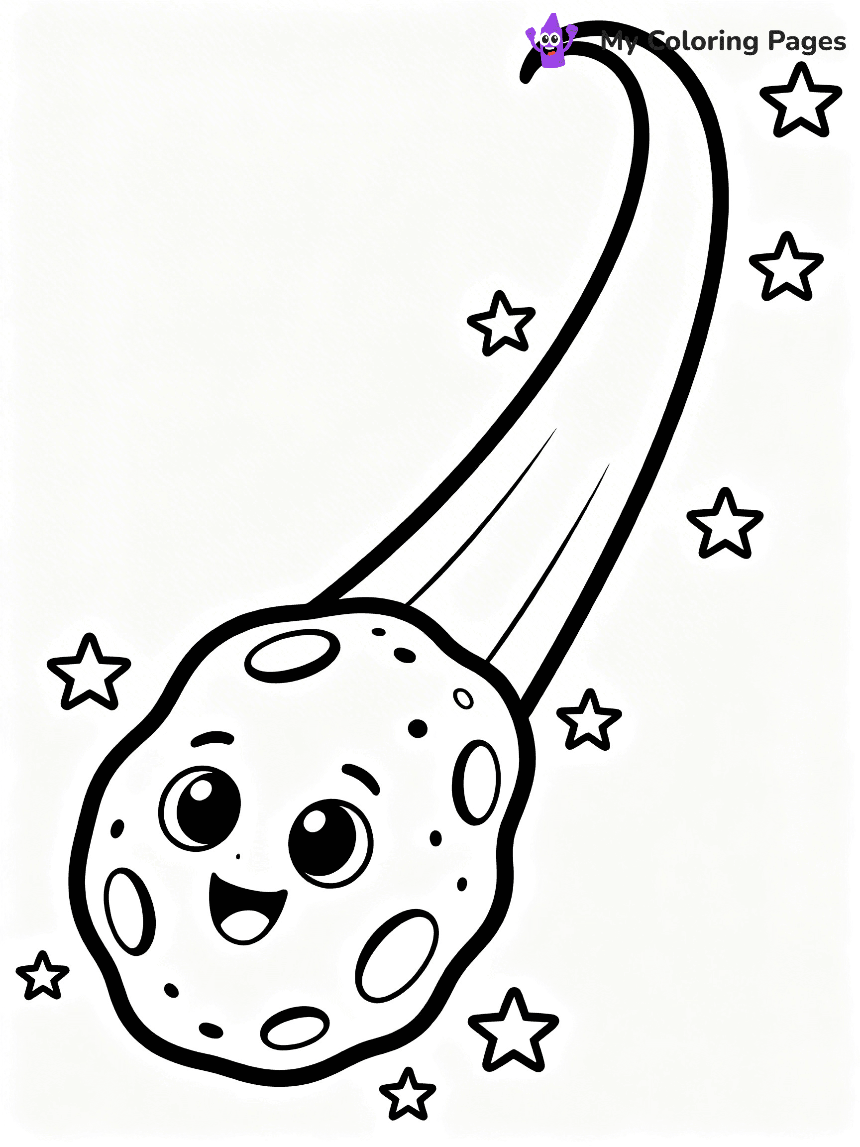 Asteroid Coloring Pages - 7