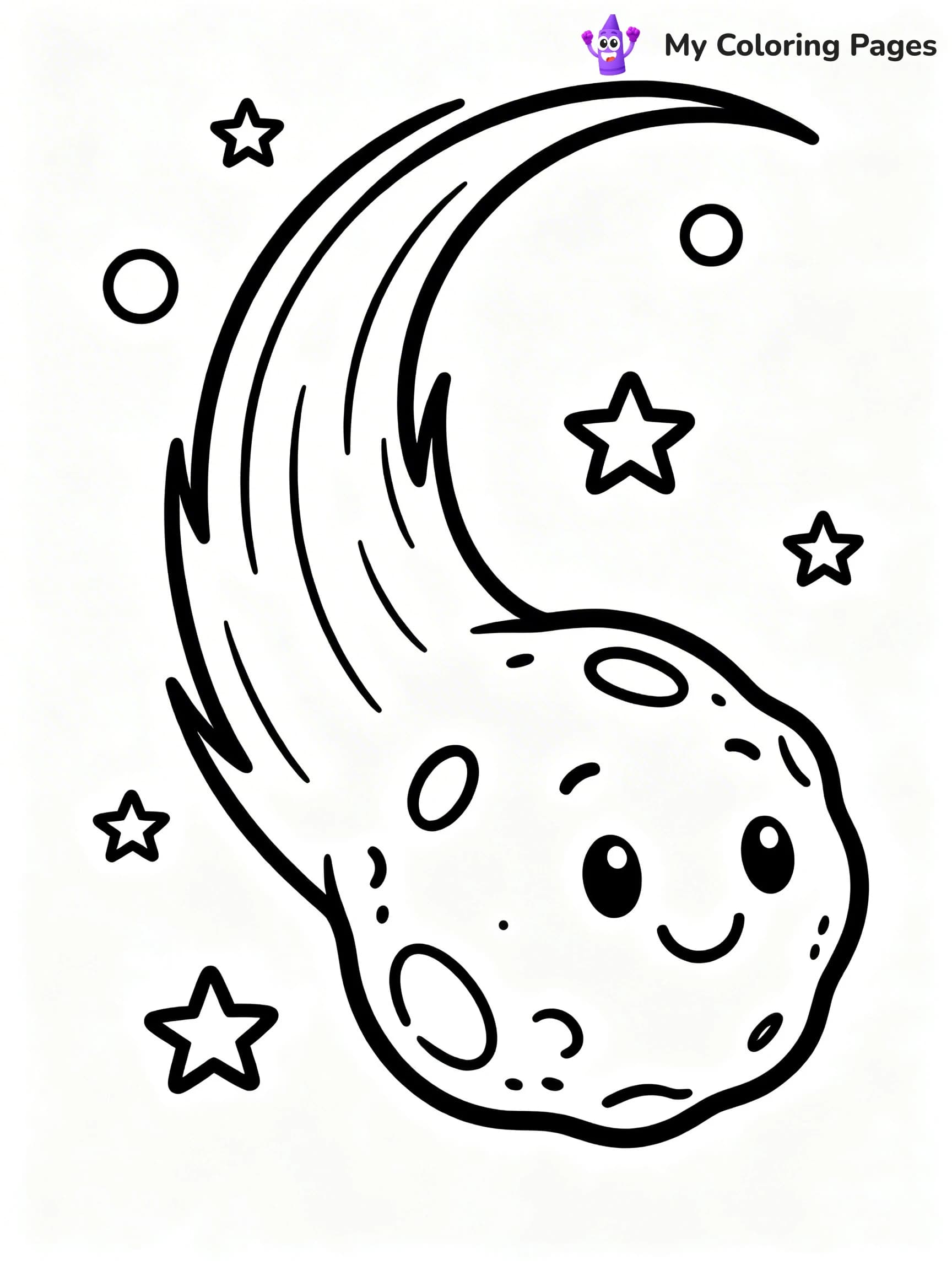 Asteroid Coloring Pages - 6