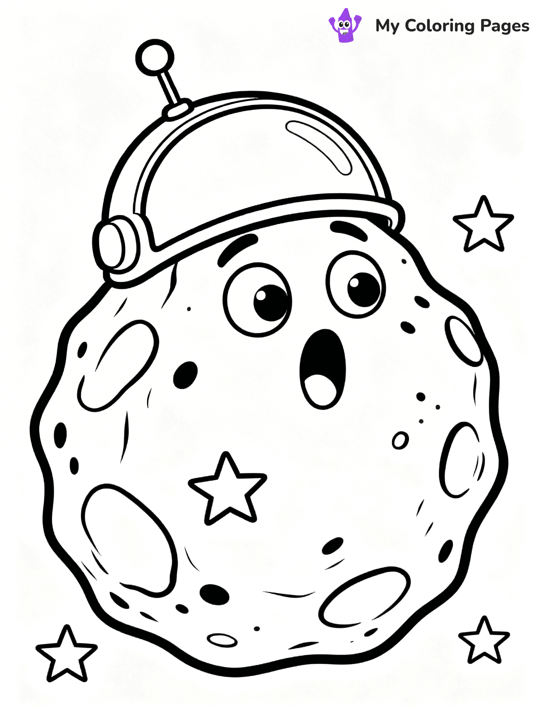 Asteroid Coloring Pages - 5