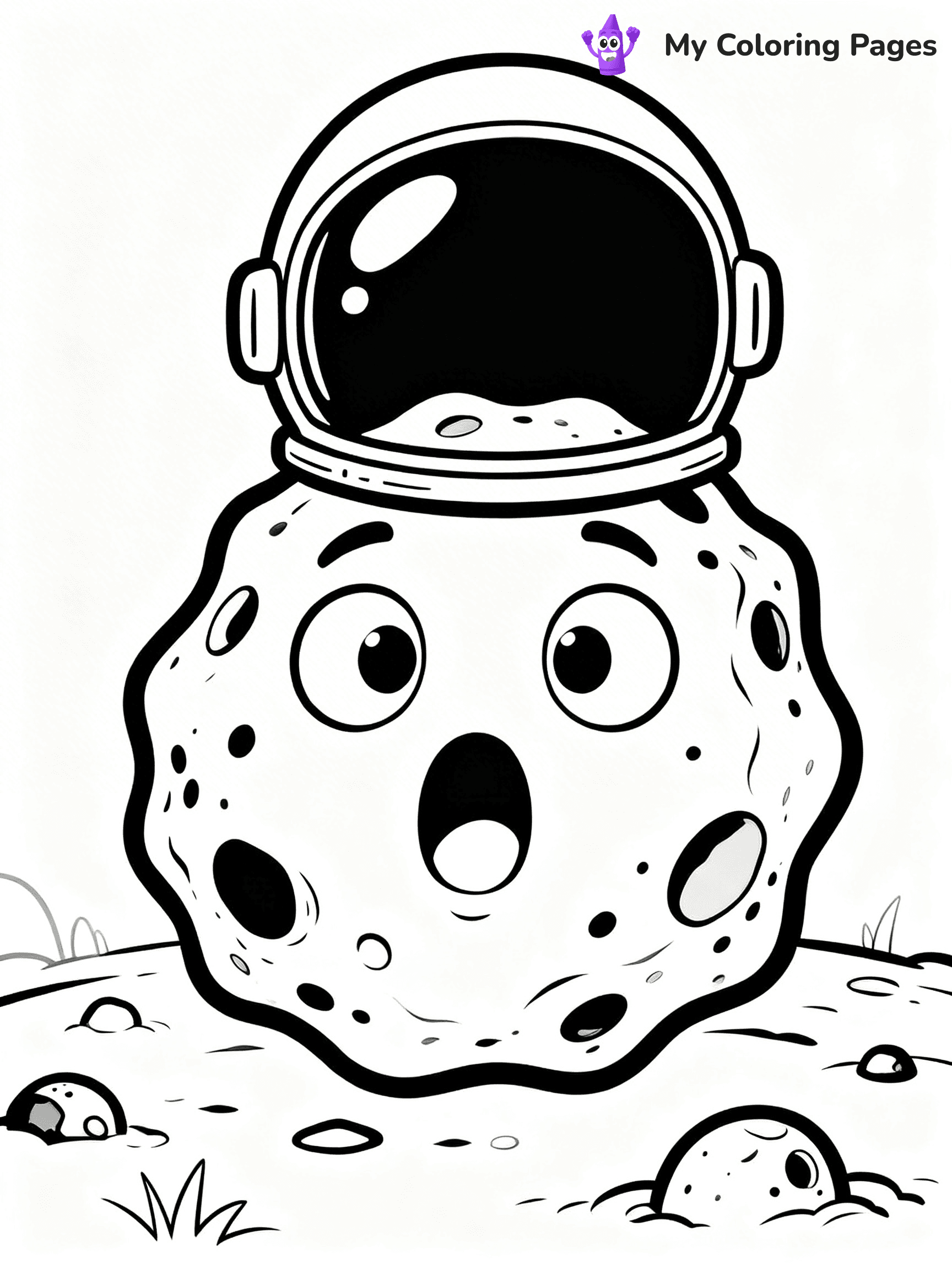 Asteroid Coloring Pages - 2