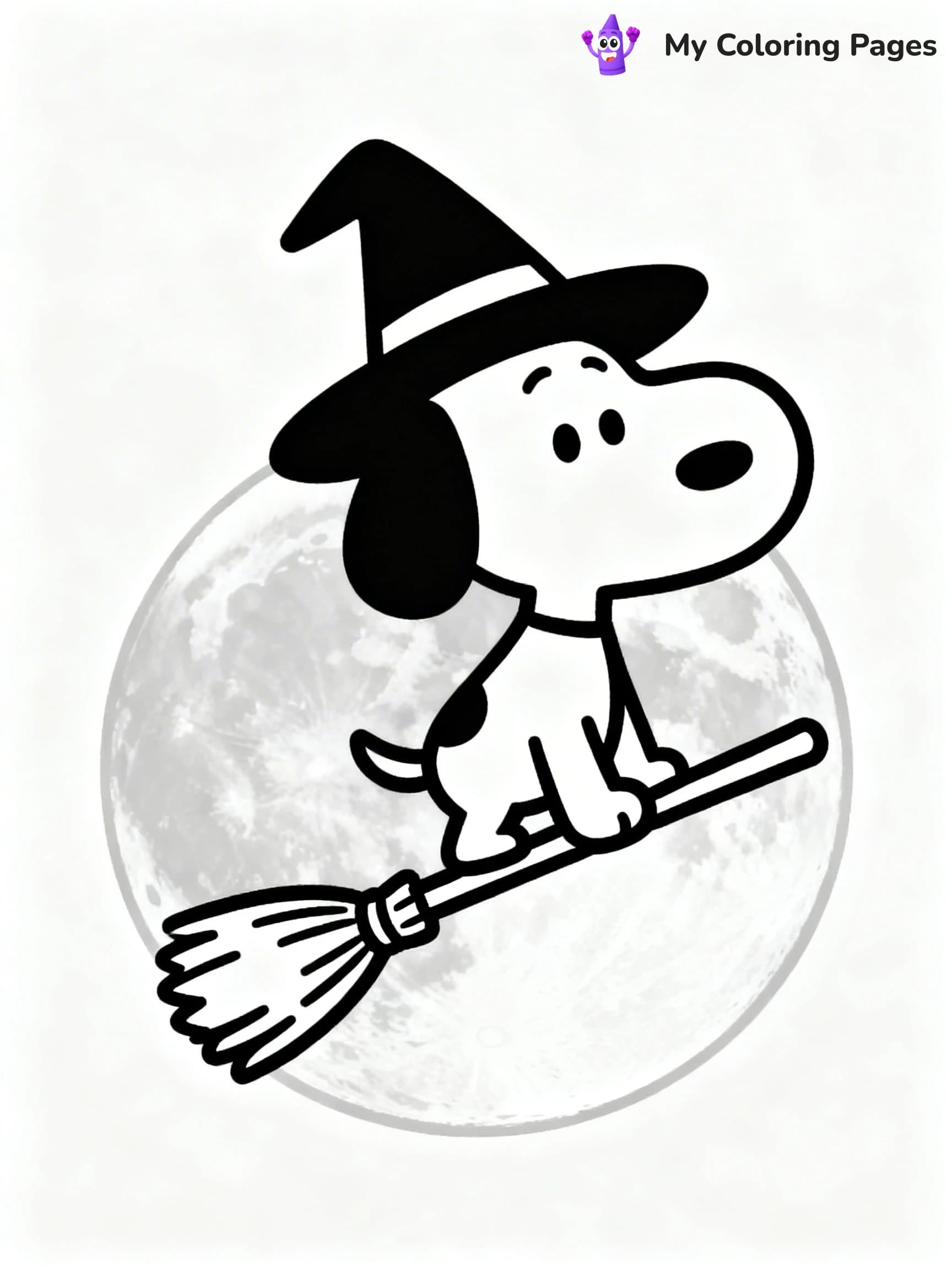 Dog Halloween Coloring Pages - 6