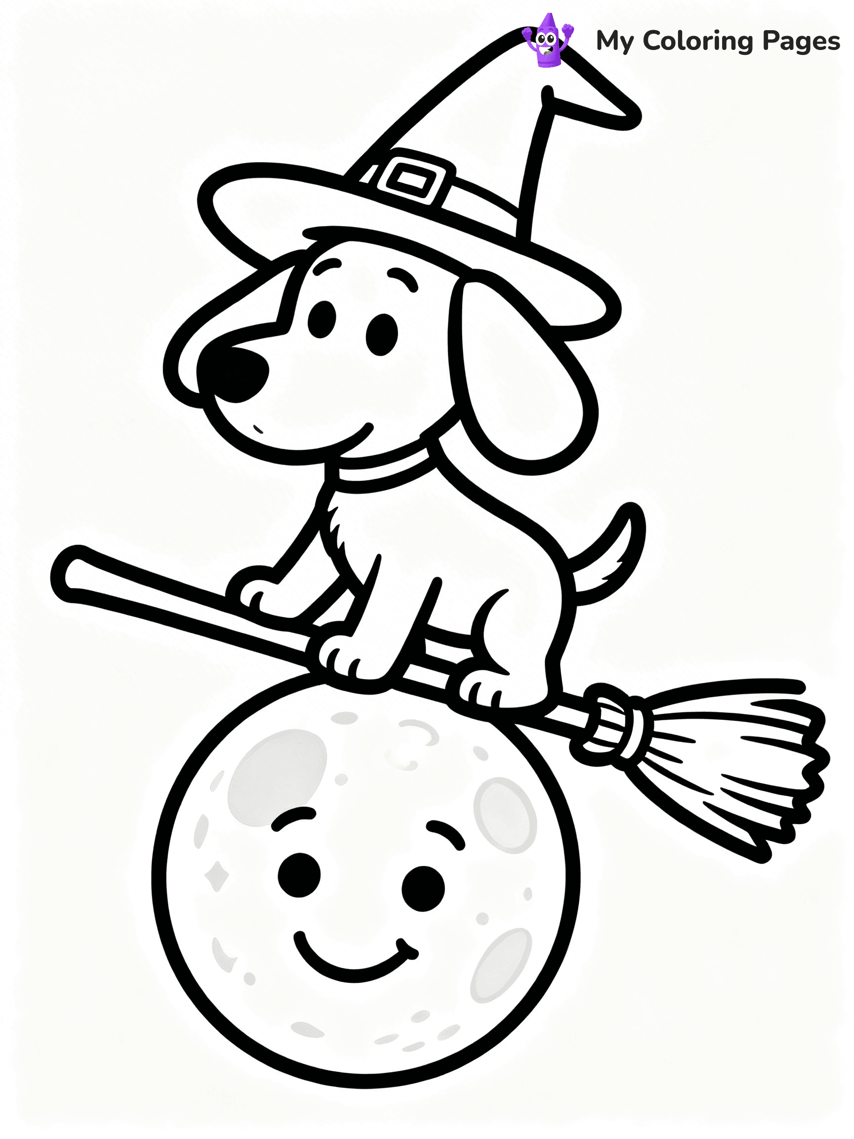 Dog Halloween Coloring Pages - 5