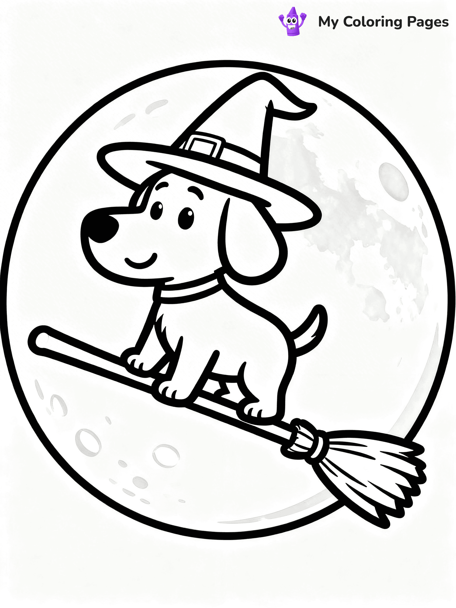 Dog Halloween Coloring Pages - 4