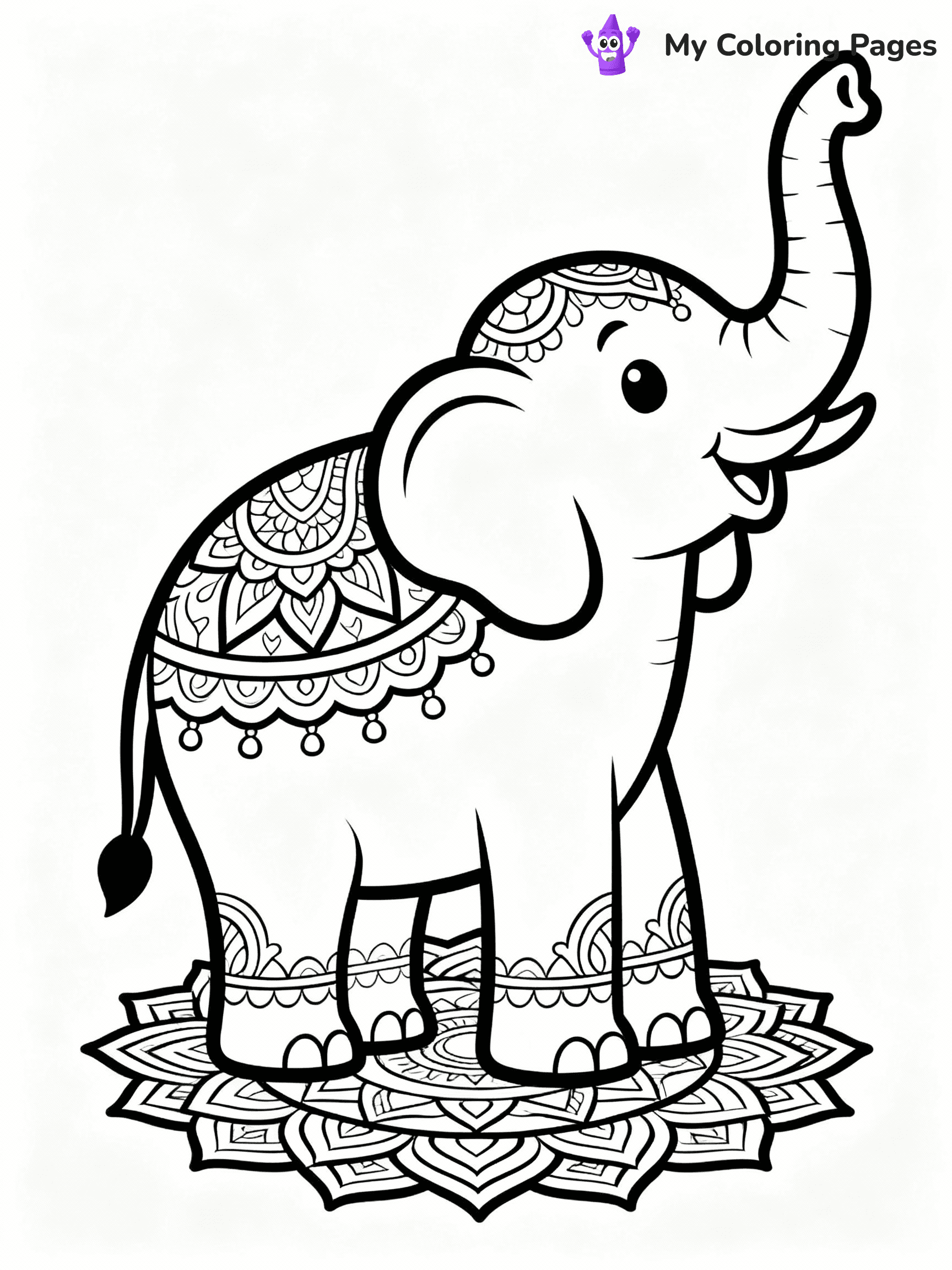 Animal Mandala Coloring Pages - 23