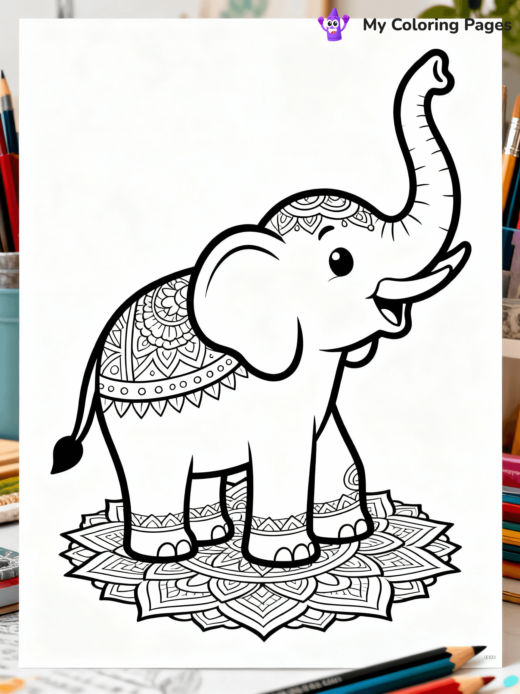 Animal Mandala Coloring Pages - 22