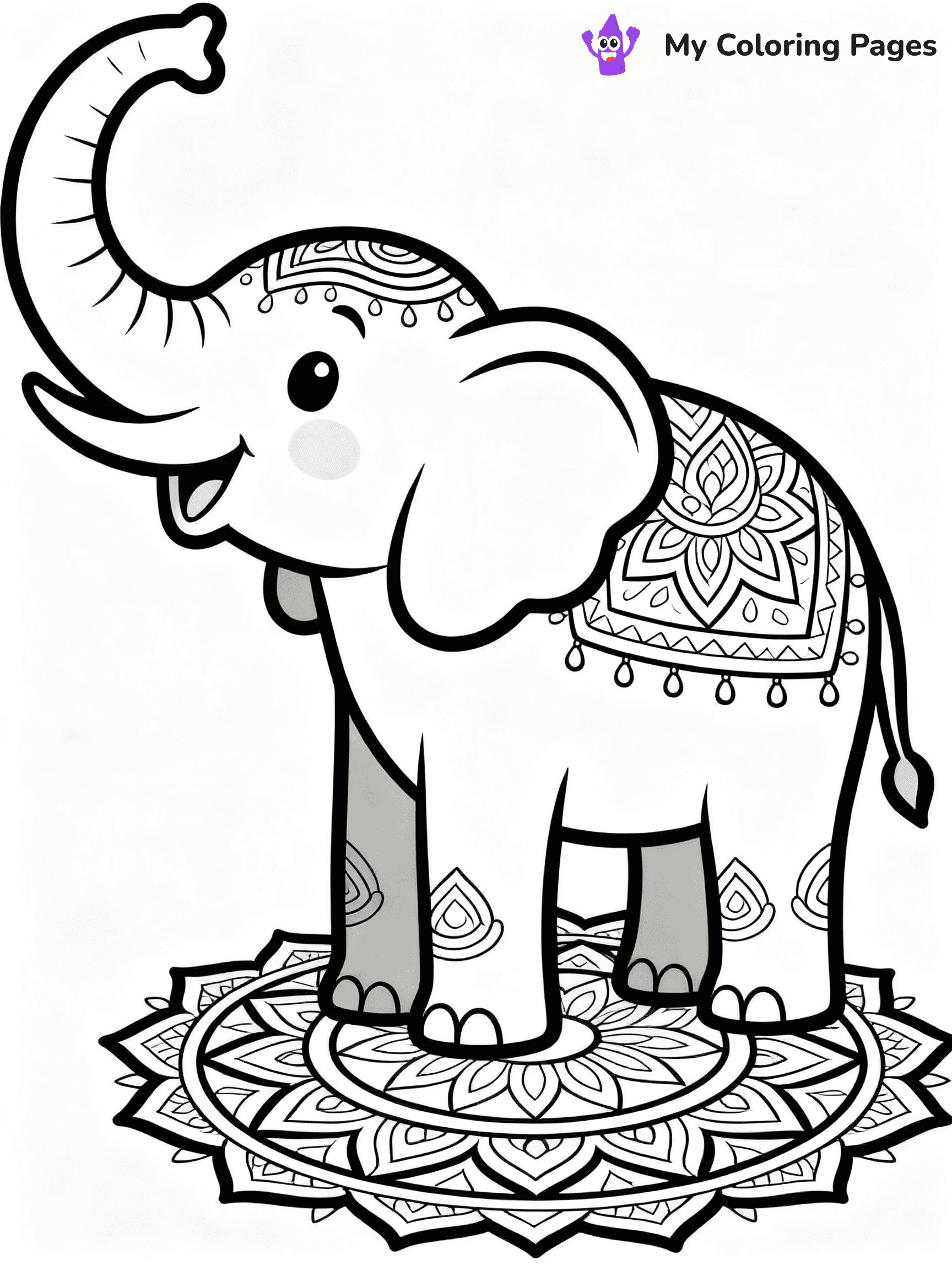 Animal Mandala Coloring Pages - 21