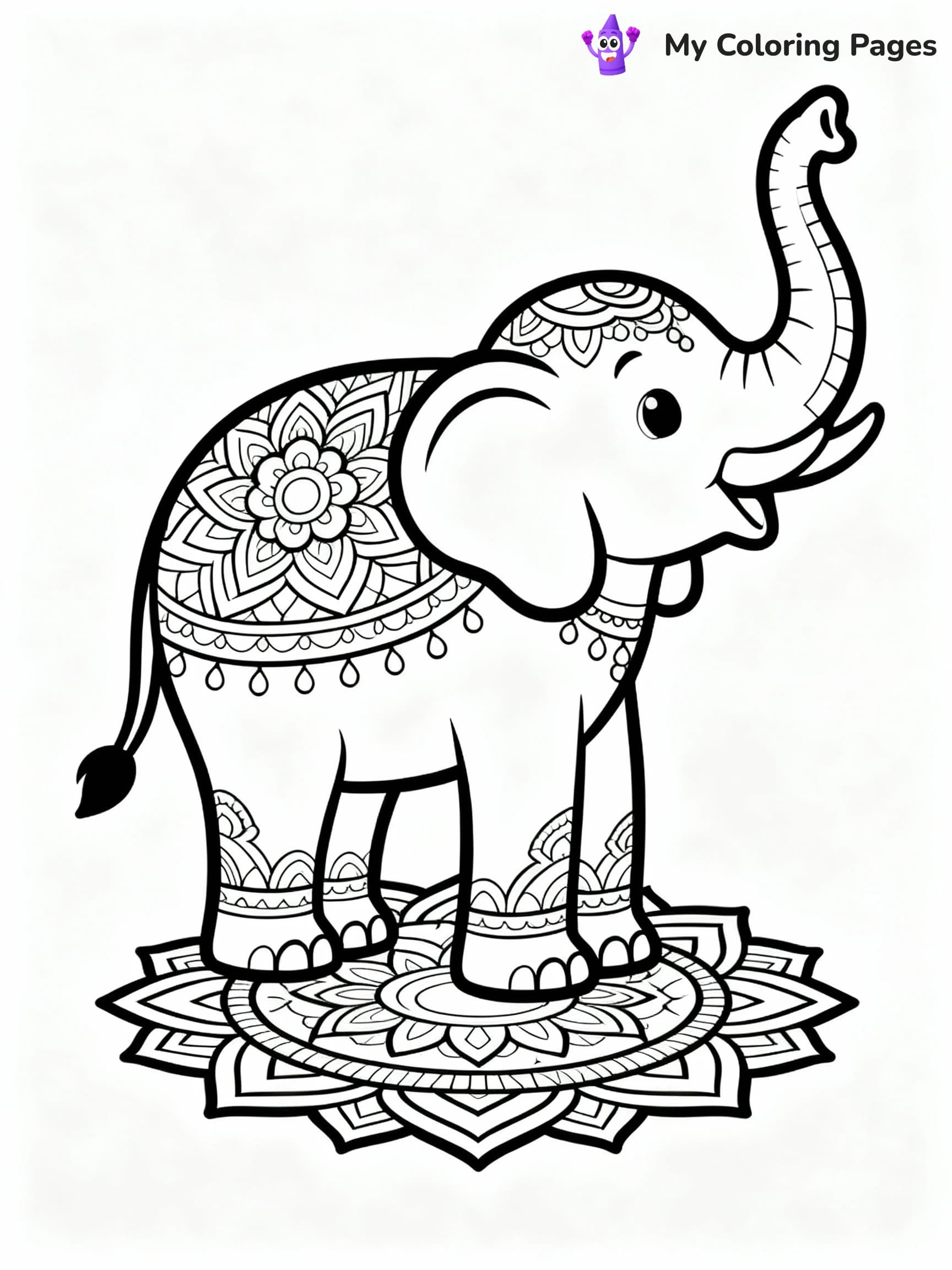 Animal Mandala Coloring Pages - 20
