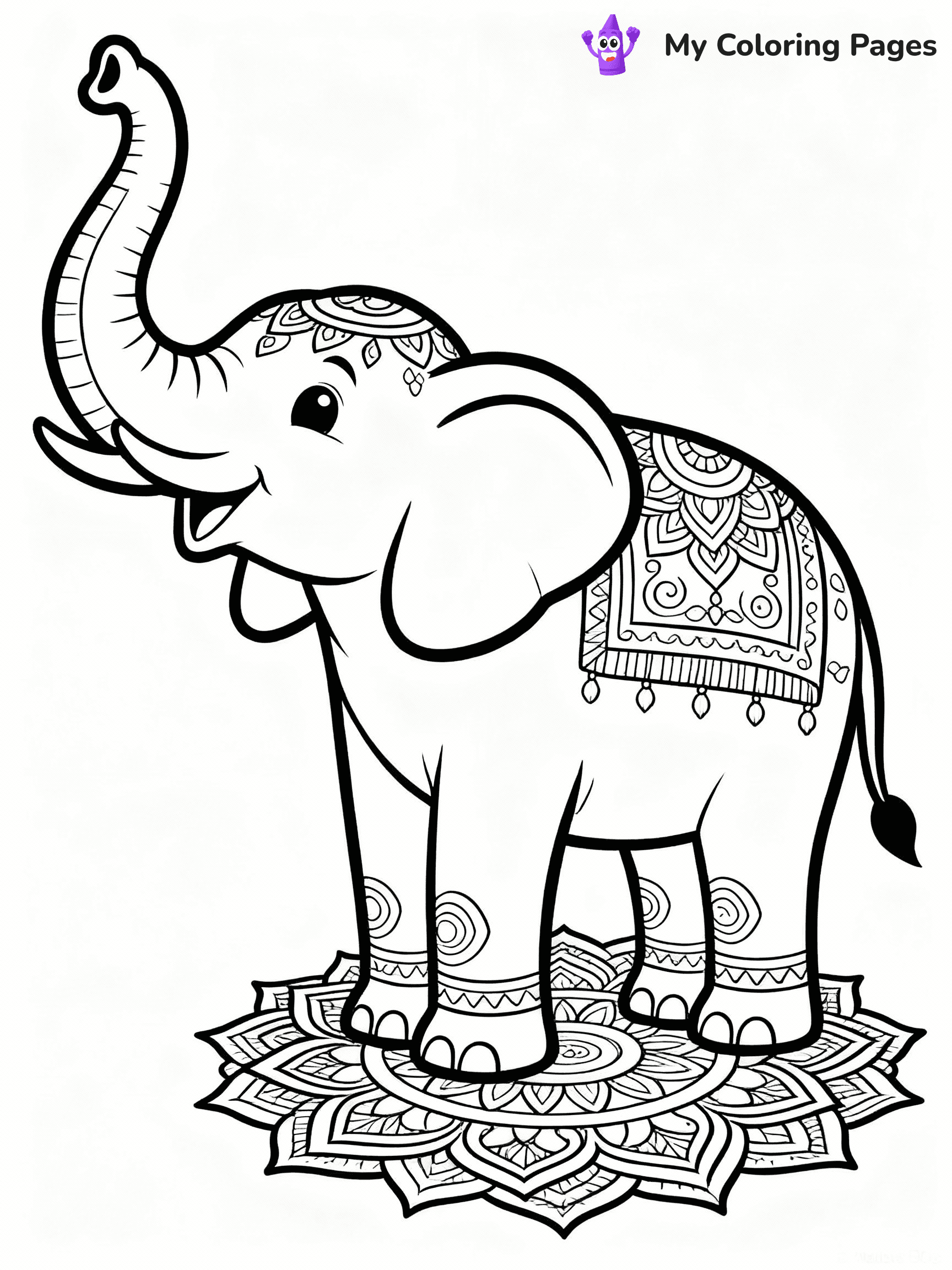 Animal Mandala Coloring Pages - 19