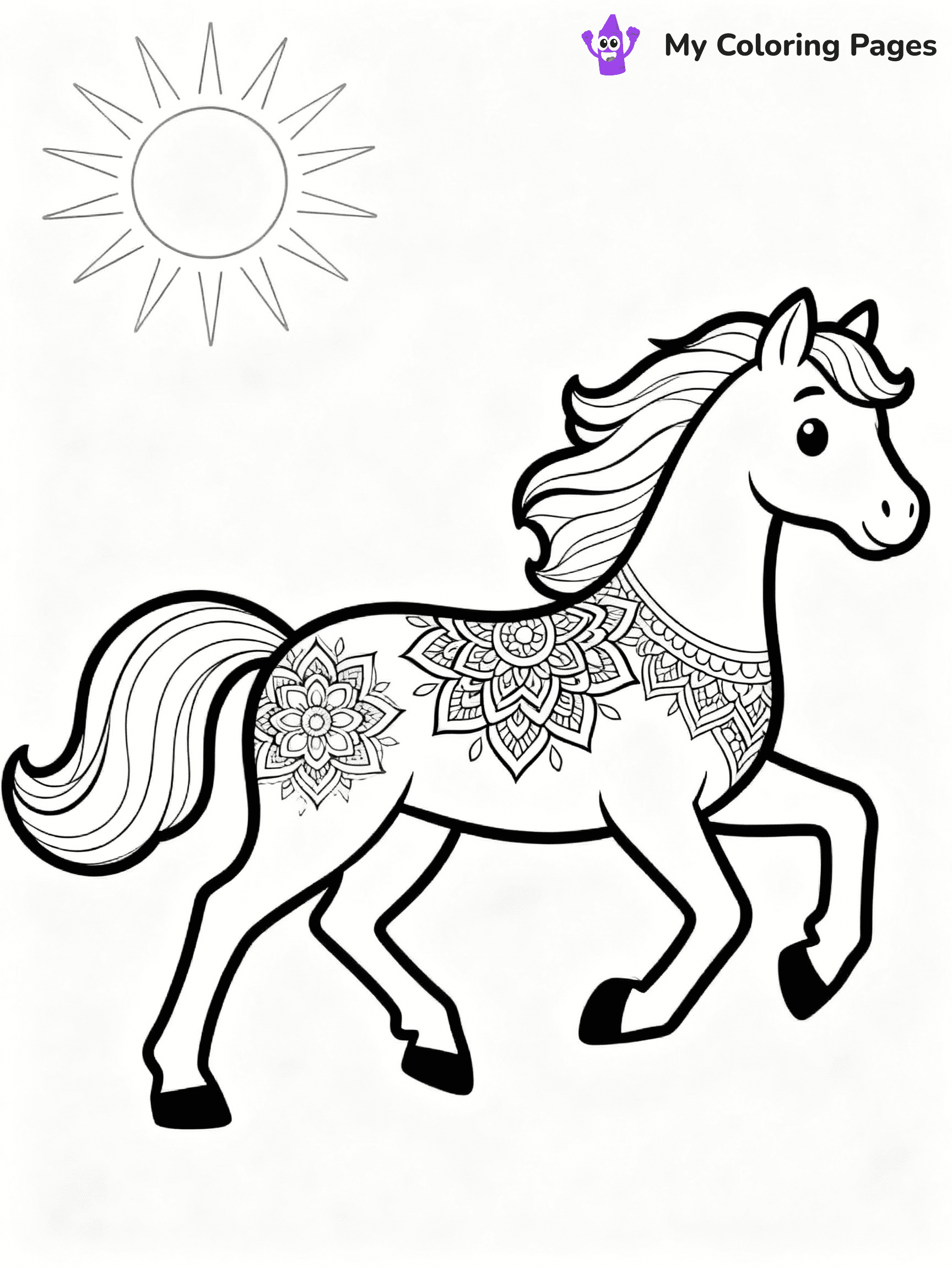 Animal Mandala Coloring Pages - 8