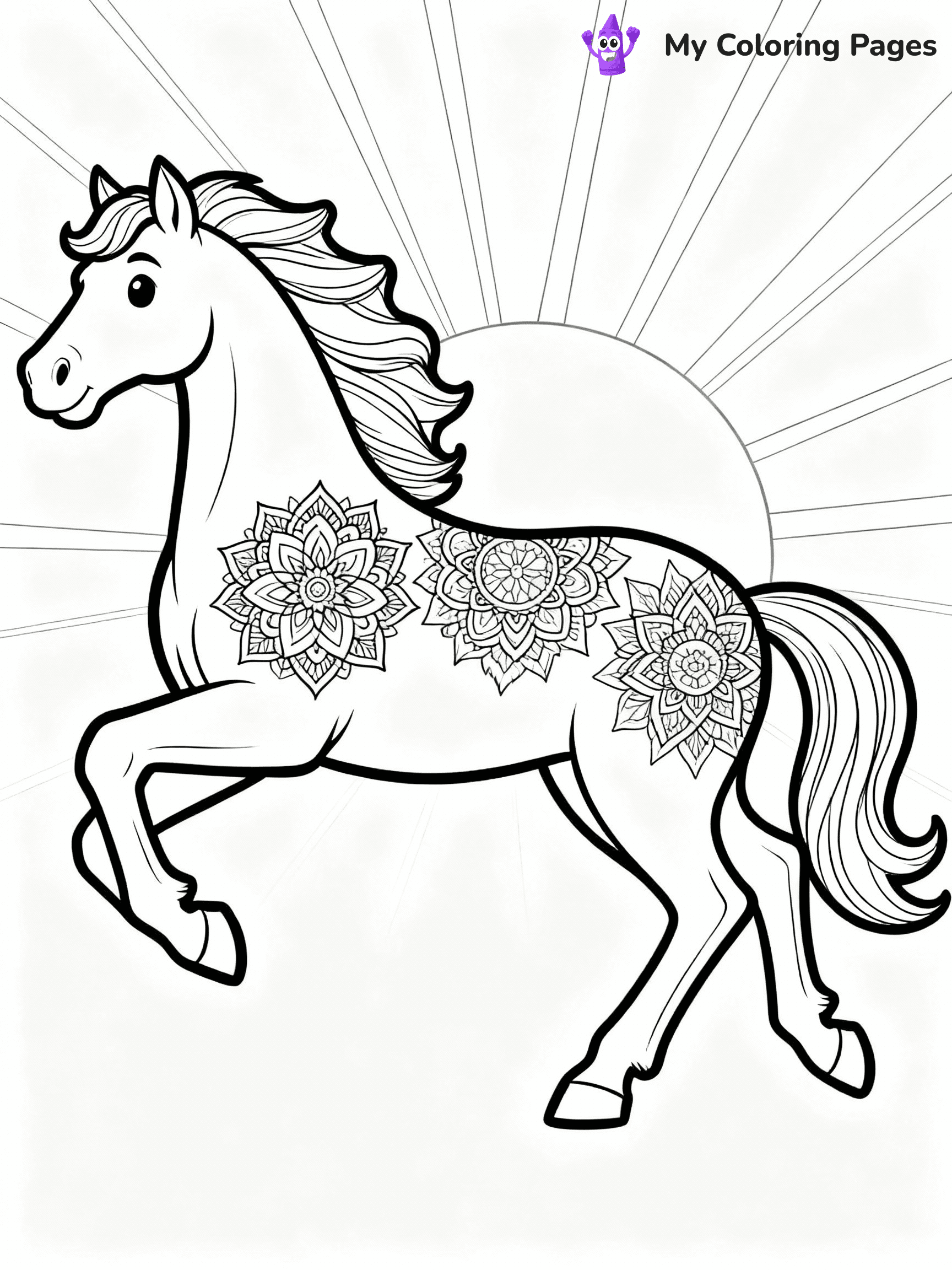 Animal Mandala Coloring Pages - 2