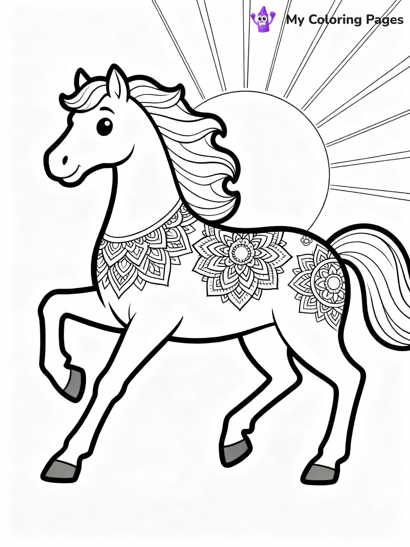 Animal Mandala Coloring Pages - 1